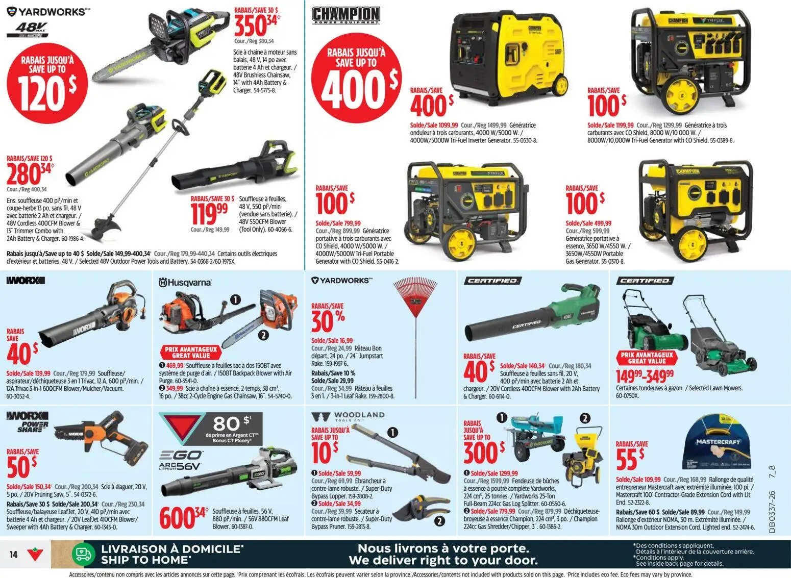 Canadian Tire circulaire