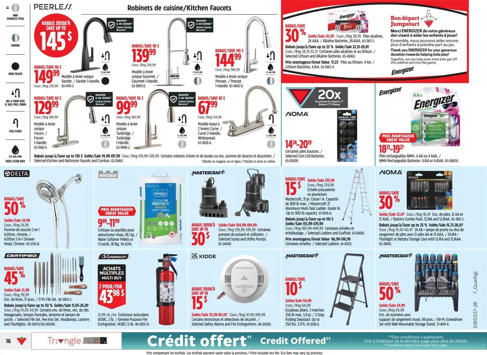 Canadian Tire circulaire
