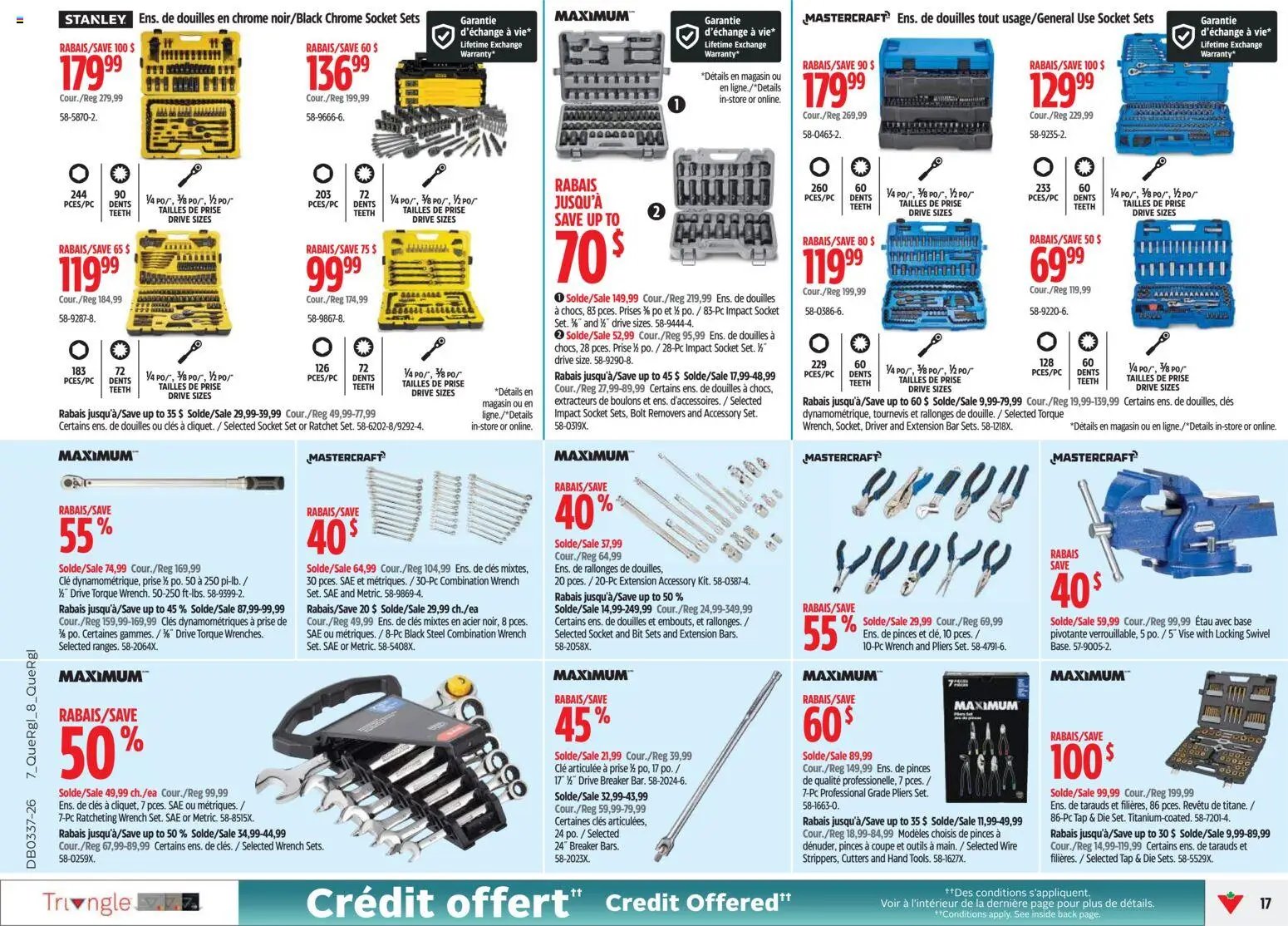 Canadian Tire circulaire