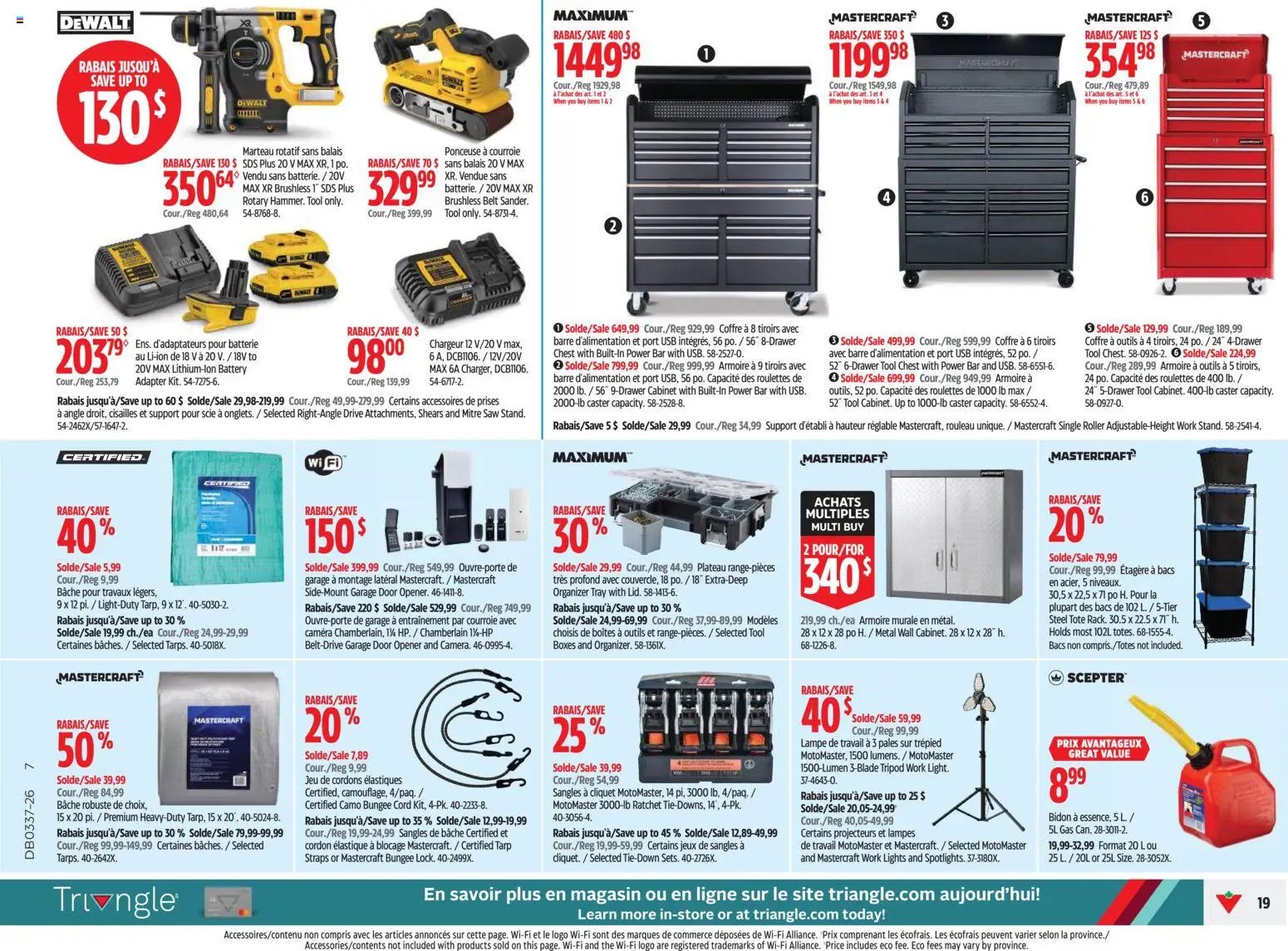 Canadian Tire circulaire