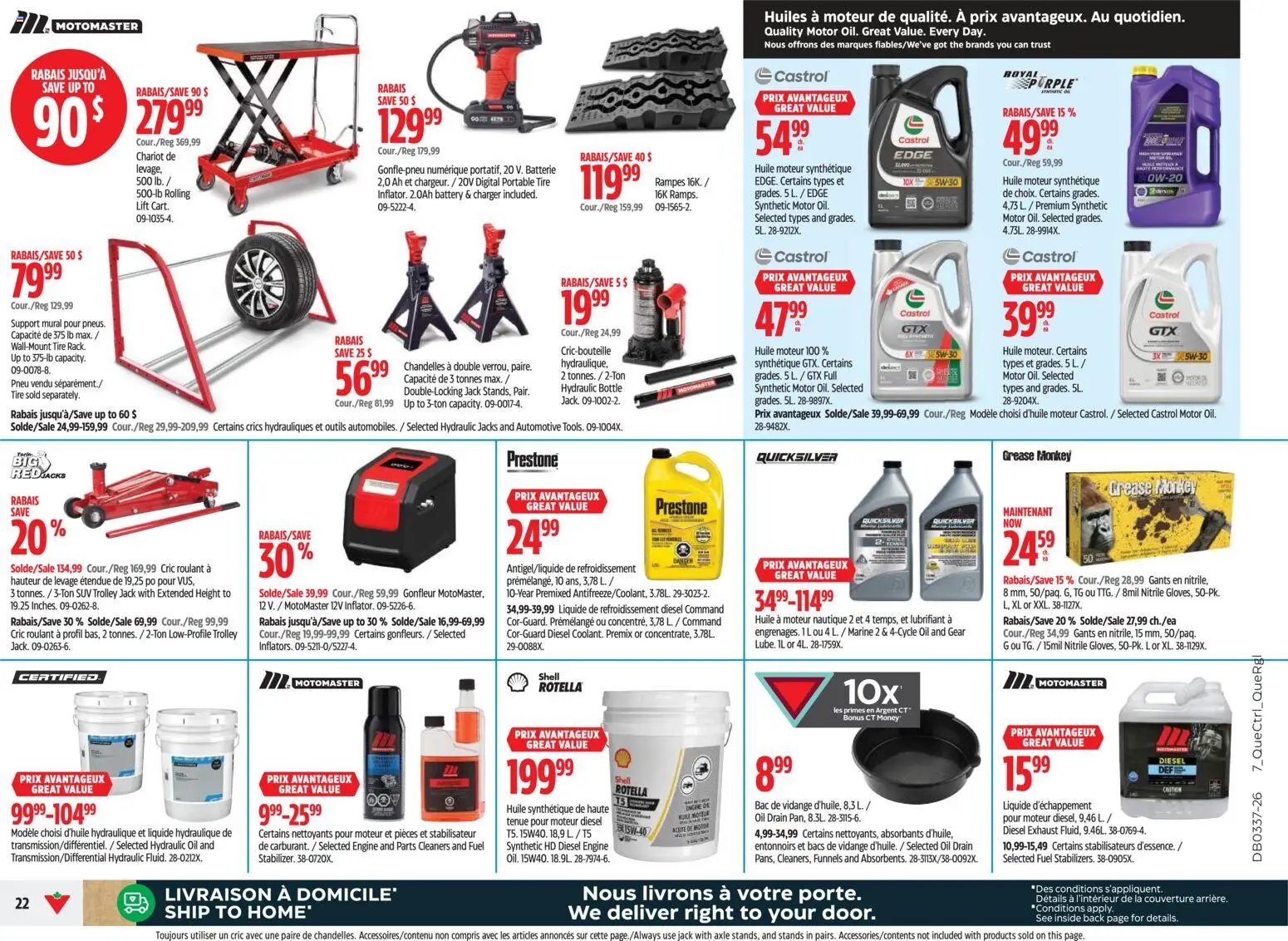 Canadian Tire circulaire