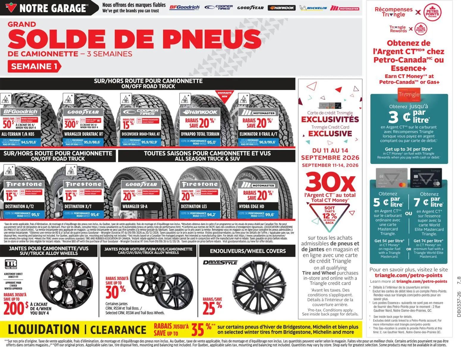 Canadian Tire circulaire