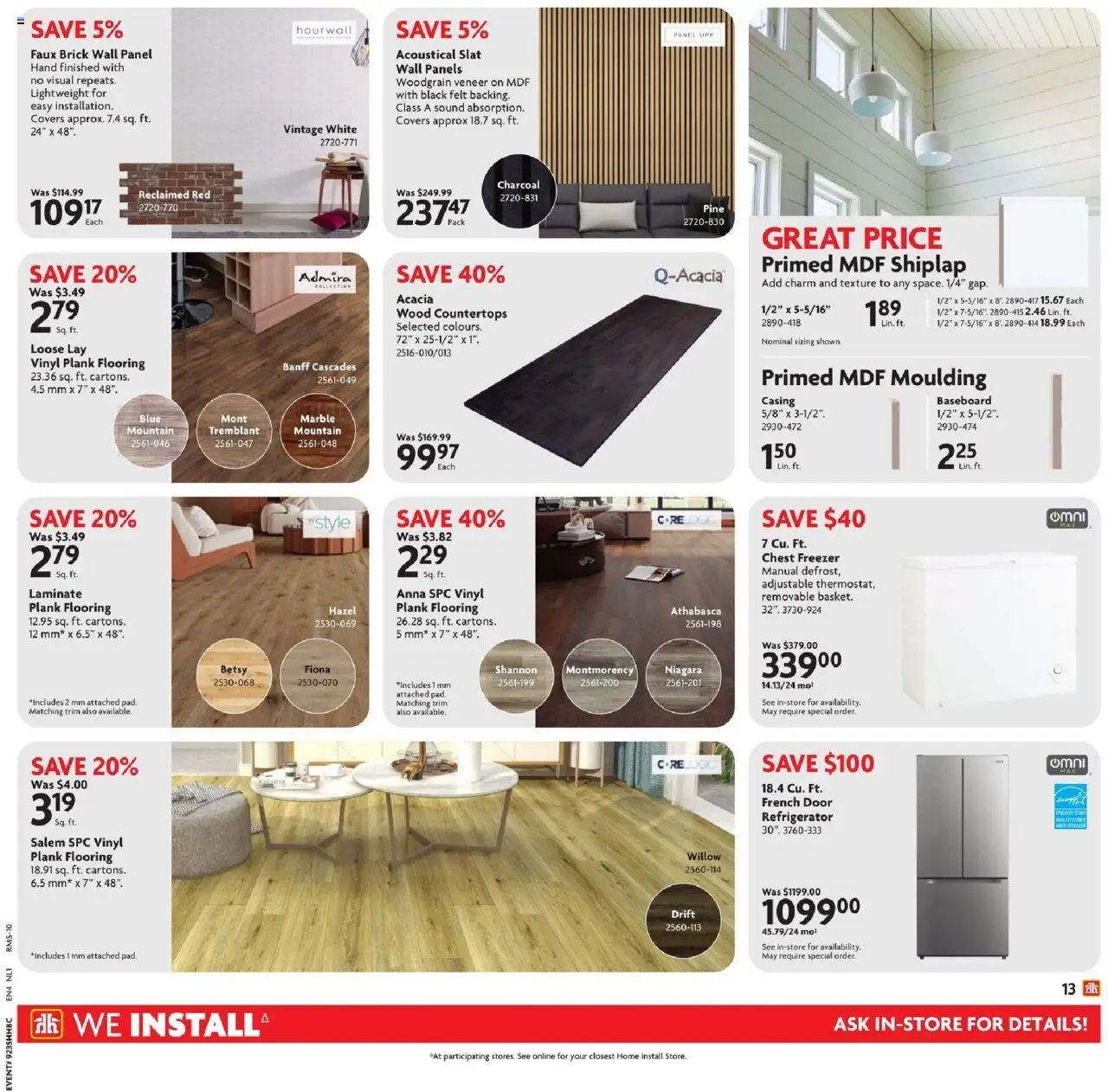 Home Hardware weekly flyer / circulaire