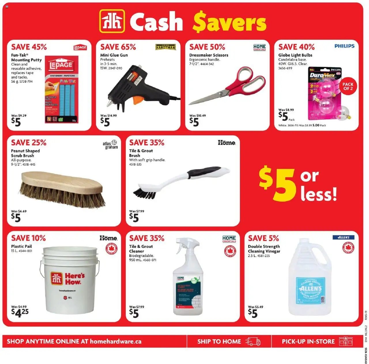 Home Hardware weekly flyer / circulaire