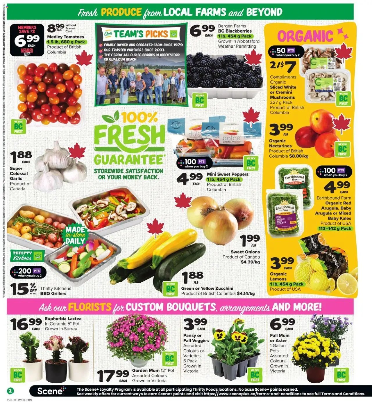 Thrifty Foods weekly flyer / circulaire