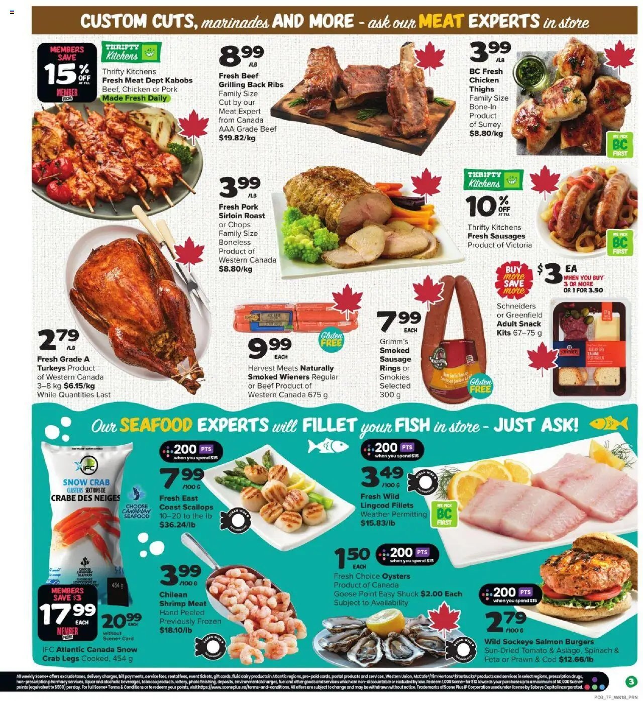 Thrifty Foods weekly flyer / circulaire