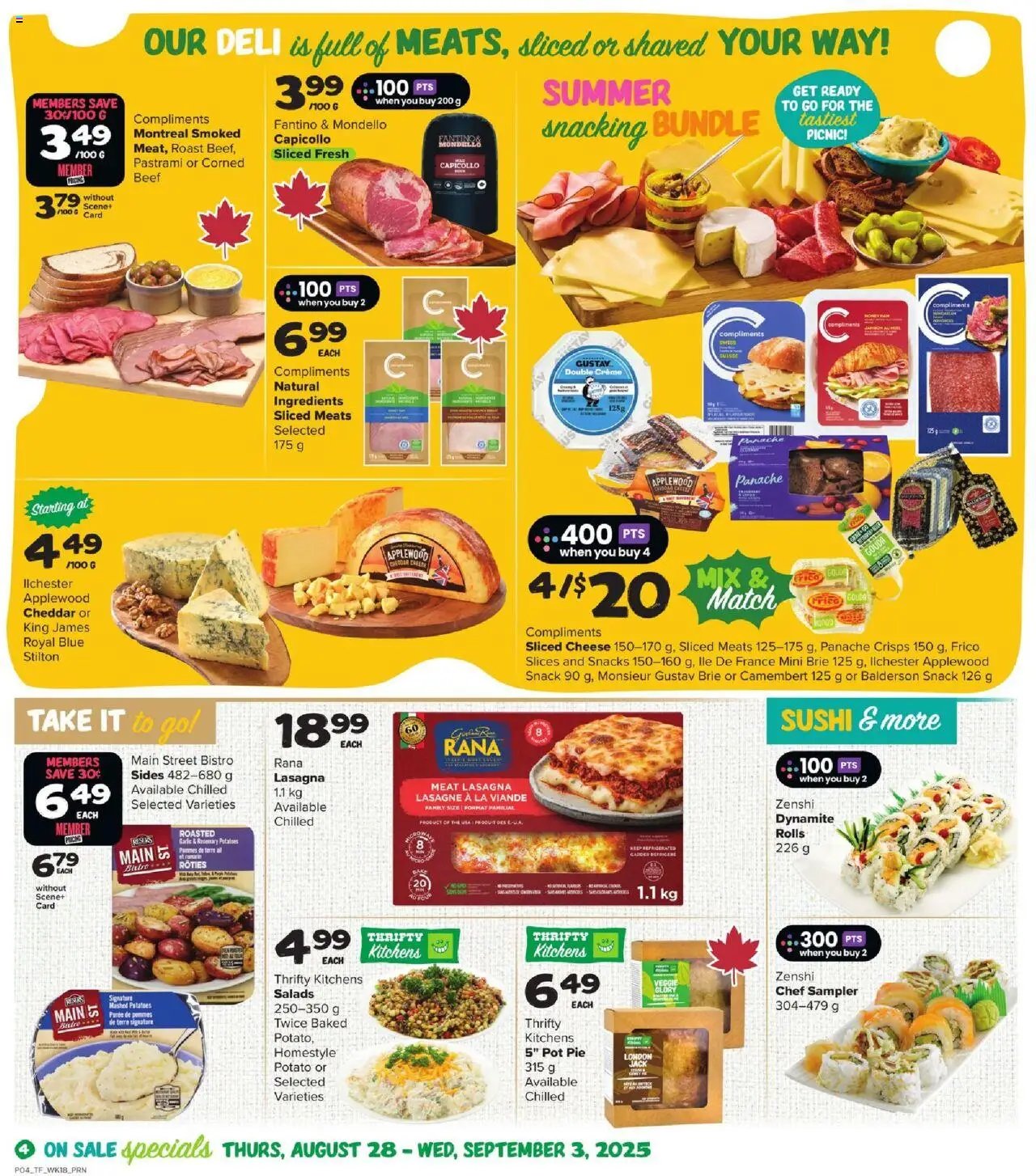 Thrifty Foods weekly flyer / circulaire