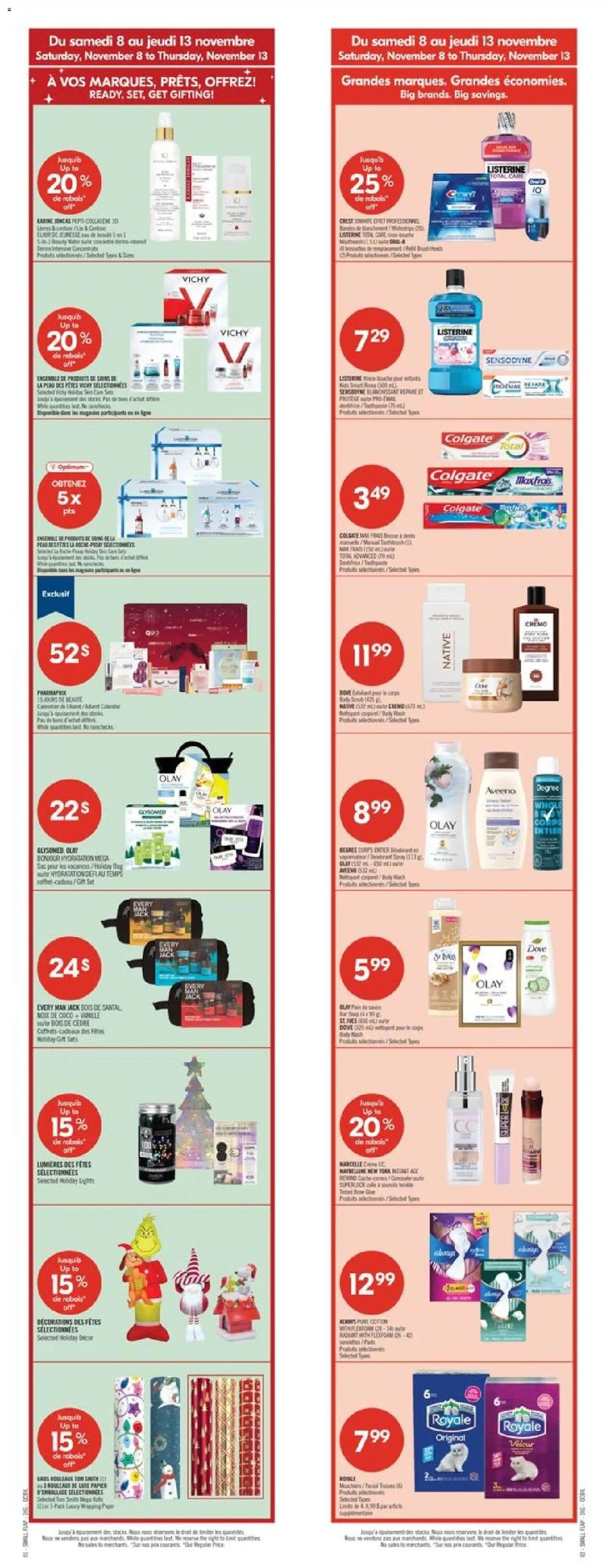 Pharmaprix weekly flyer / circulaire (2025-11-08 - 2025-11-13) | 2