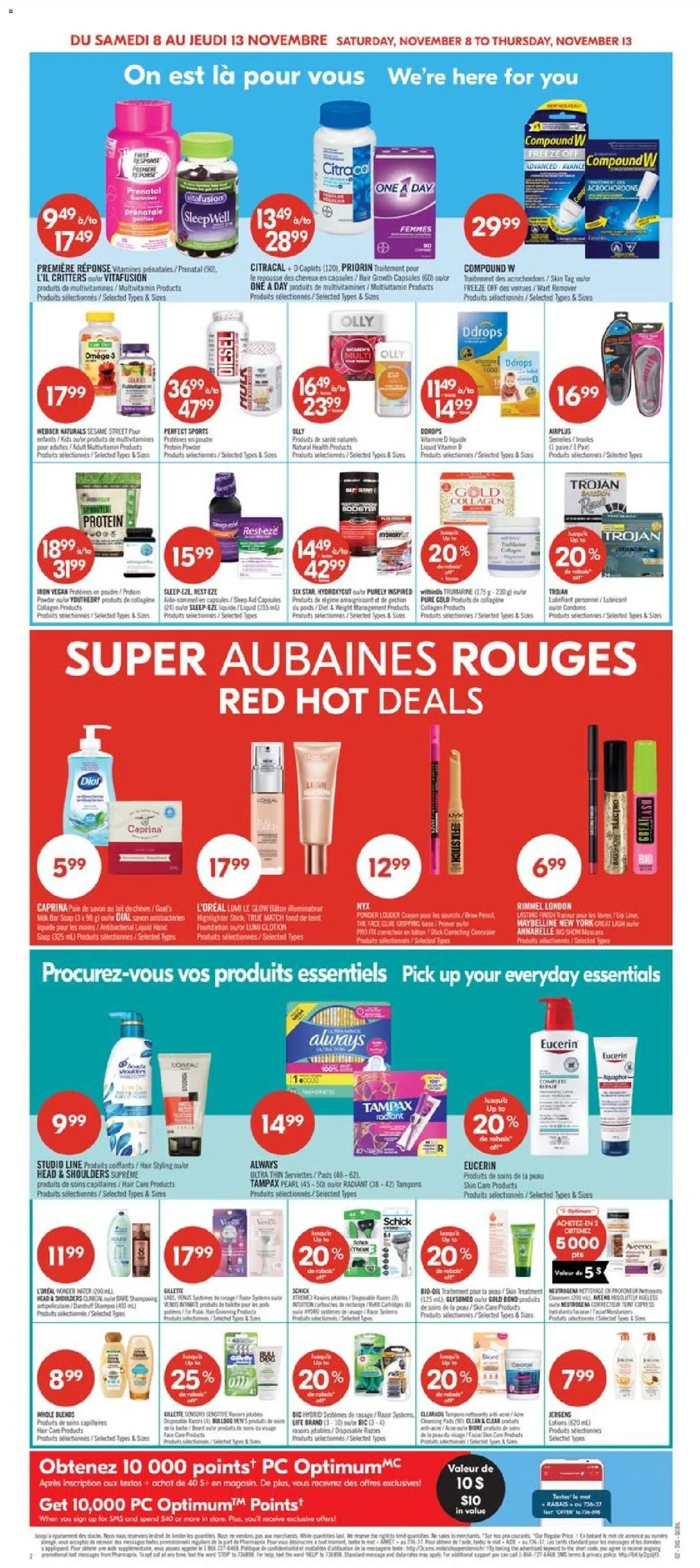Pharmaprix weekly flyer / circulaire (2025-11-08 - 2025-11-13) | 9