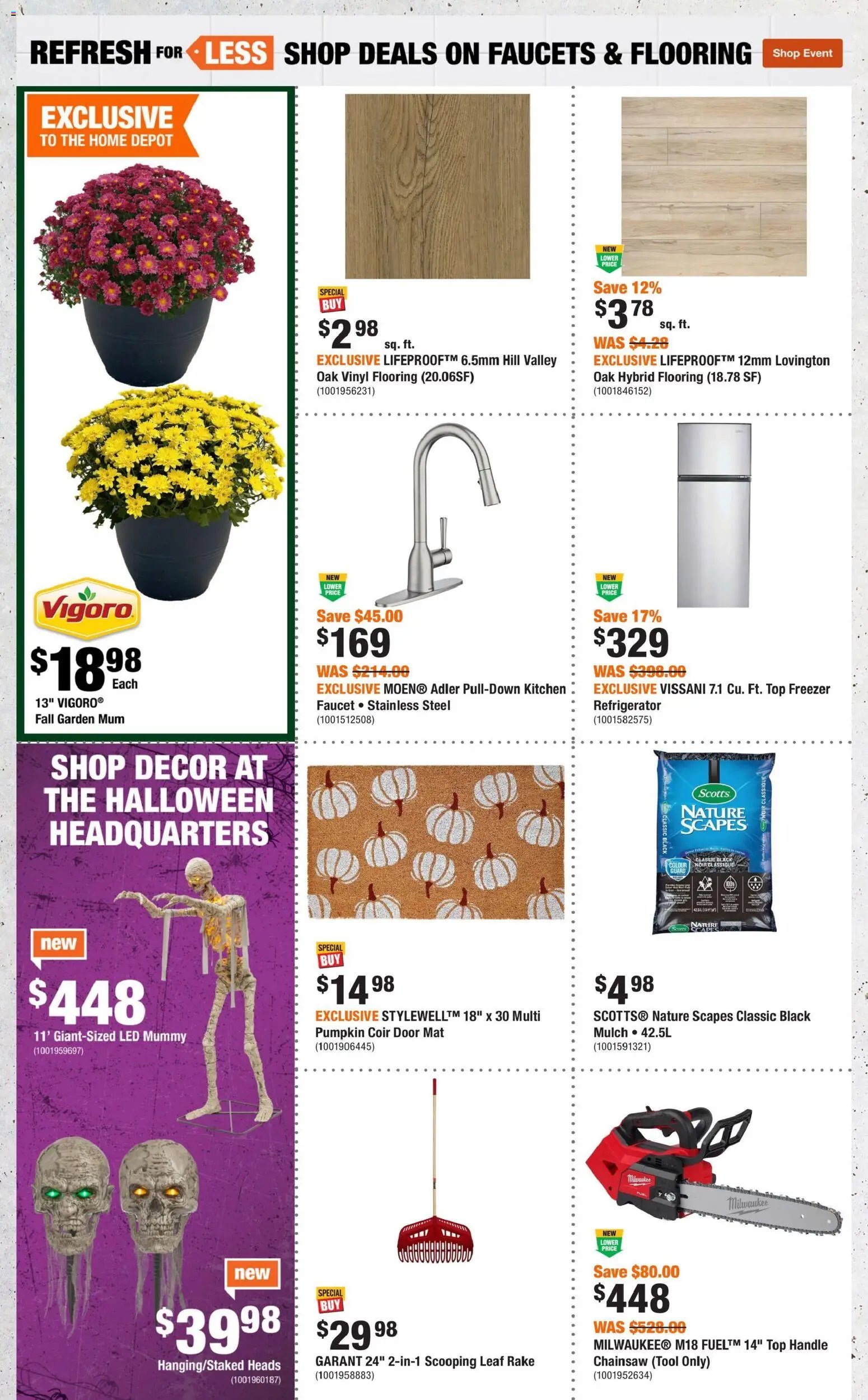Home Depot weekly flyer / circulaire