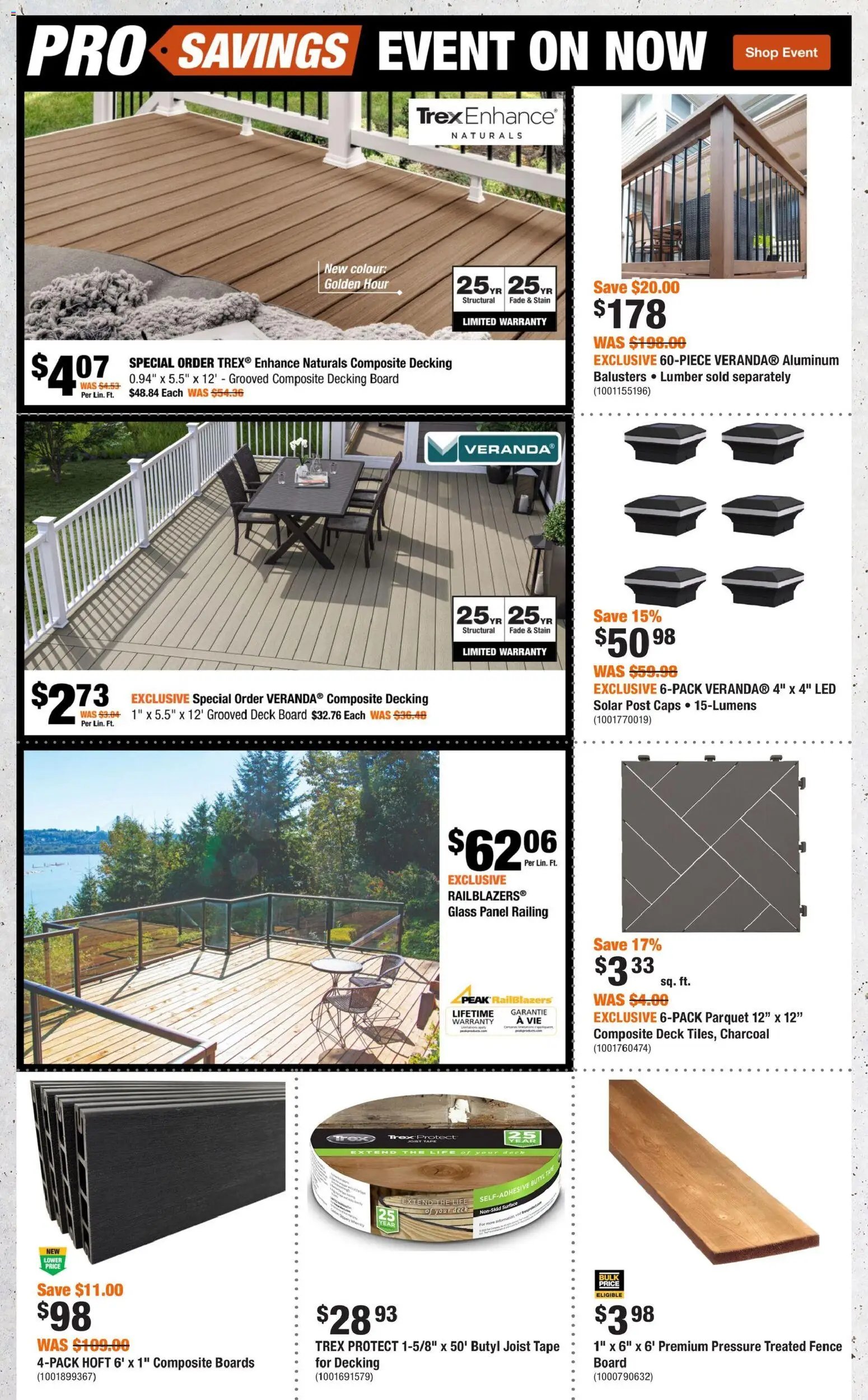 Home Depot weekly flyer / circulaire