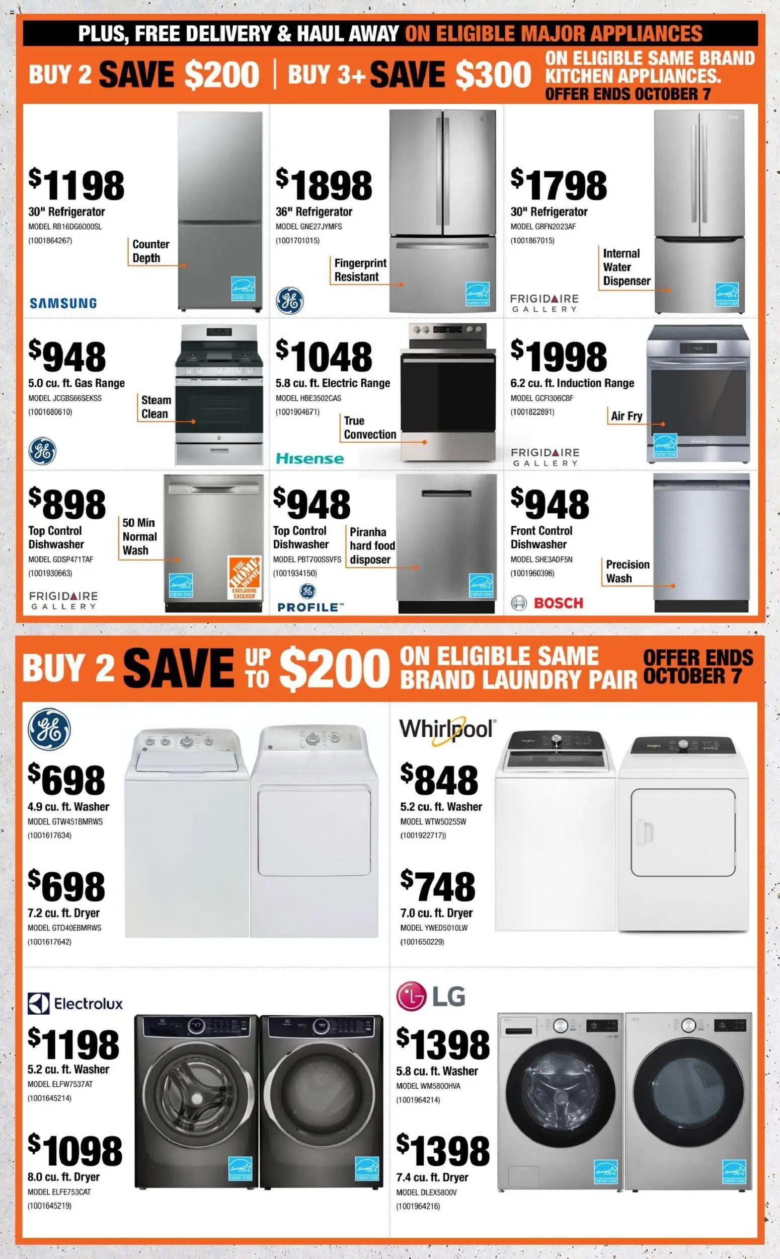 Home Depot weekly flyer / circulaire
