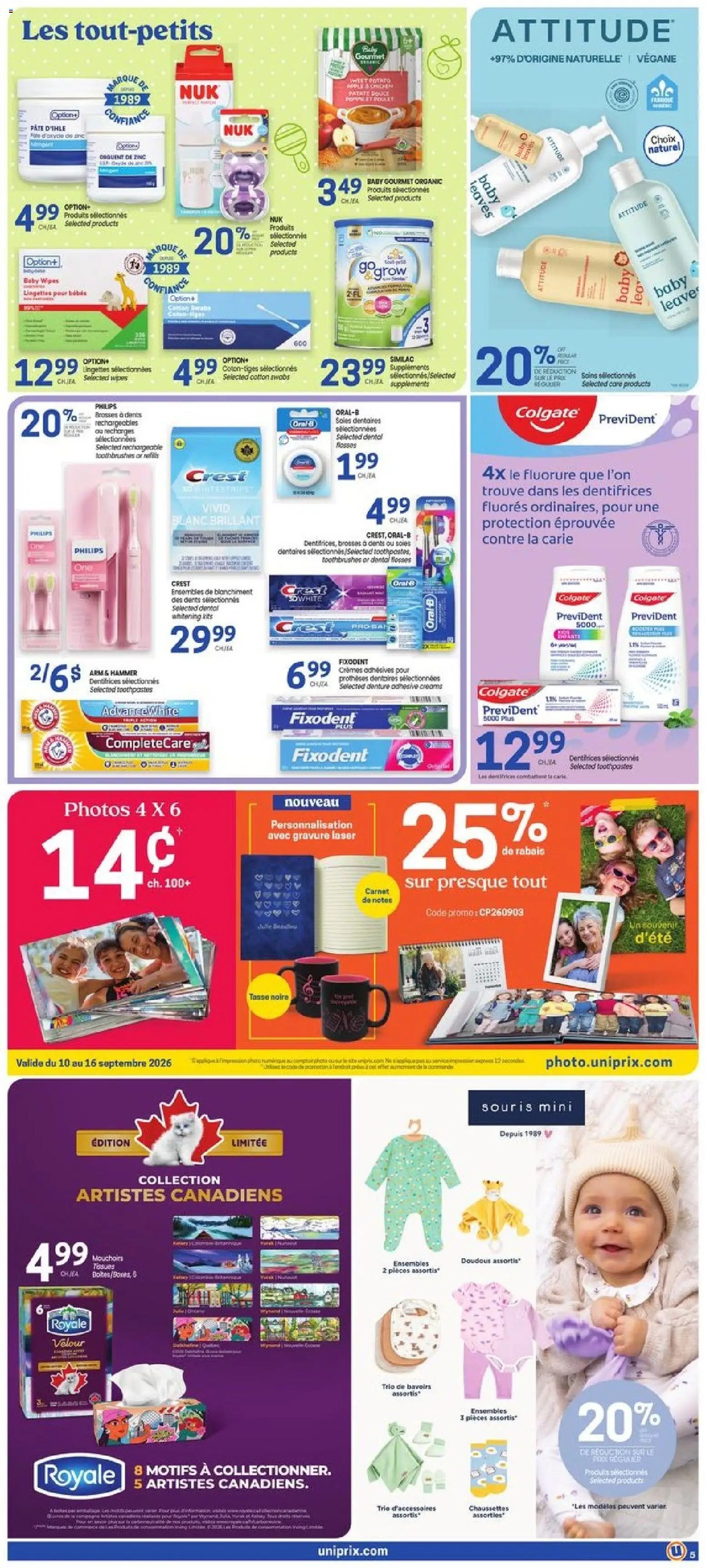 Uniprix weekly flyer / circulaire