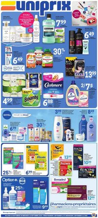 Uniprix weekly flyer / circulaire
