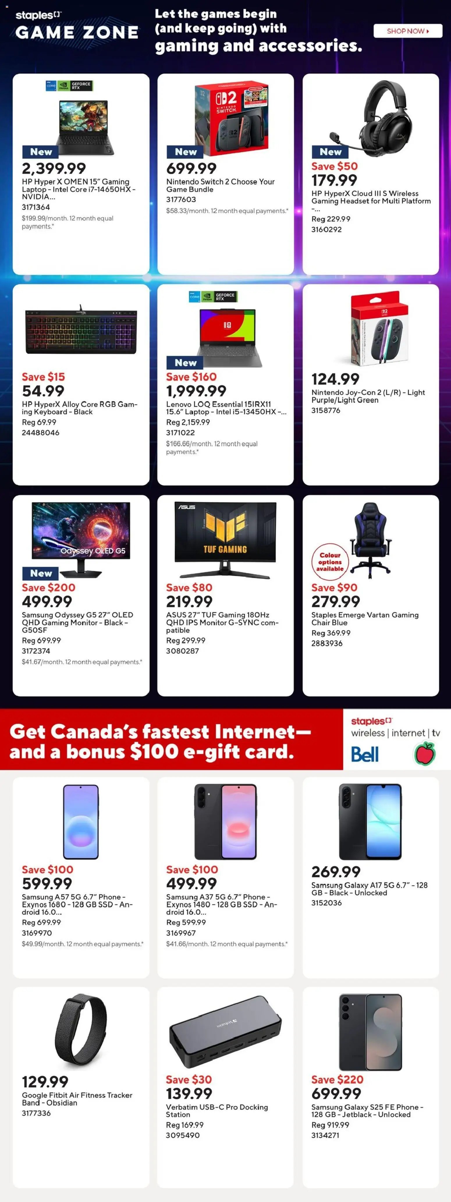 Staples weekly flyer / circulaire