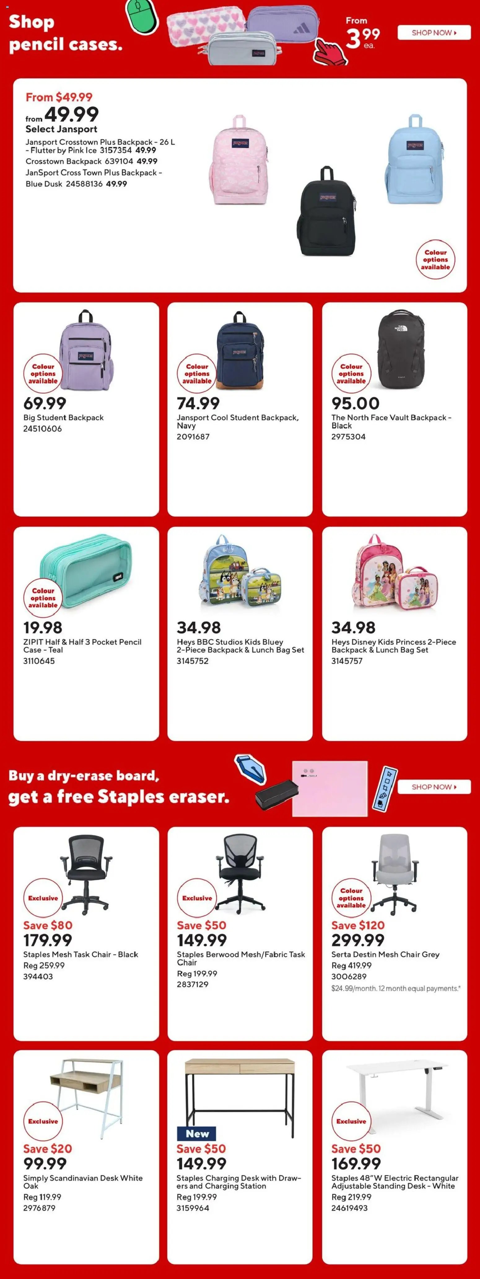 Staples weekly flyer / circulaire