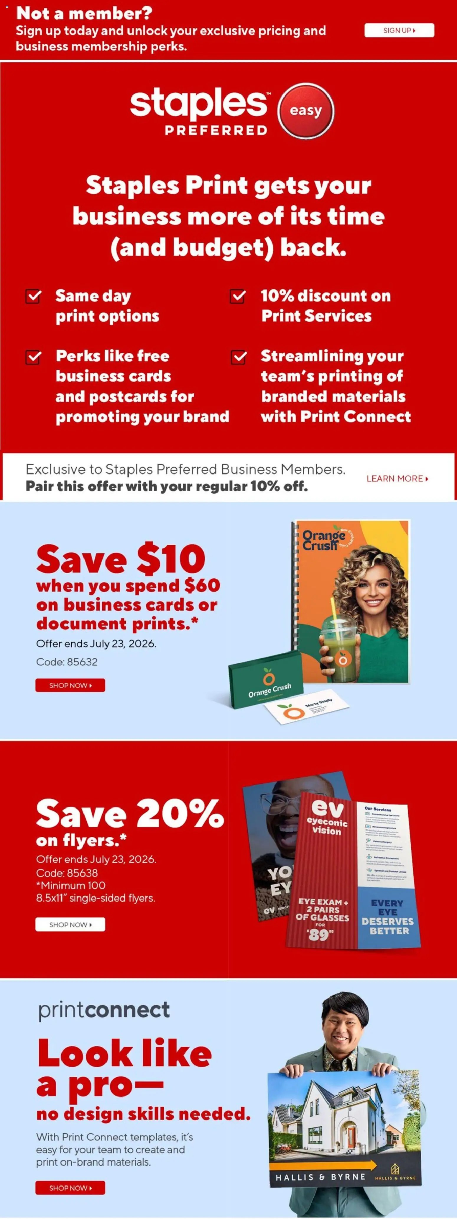 Staples weekly flyer / circulaire
