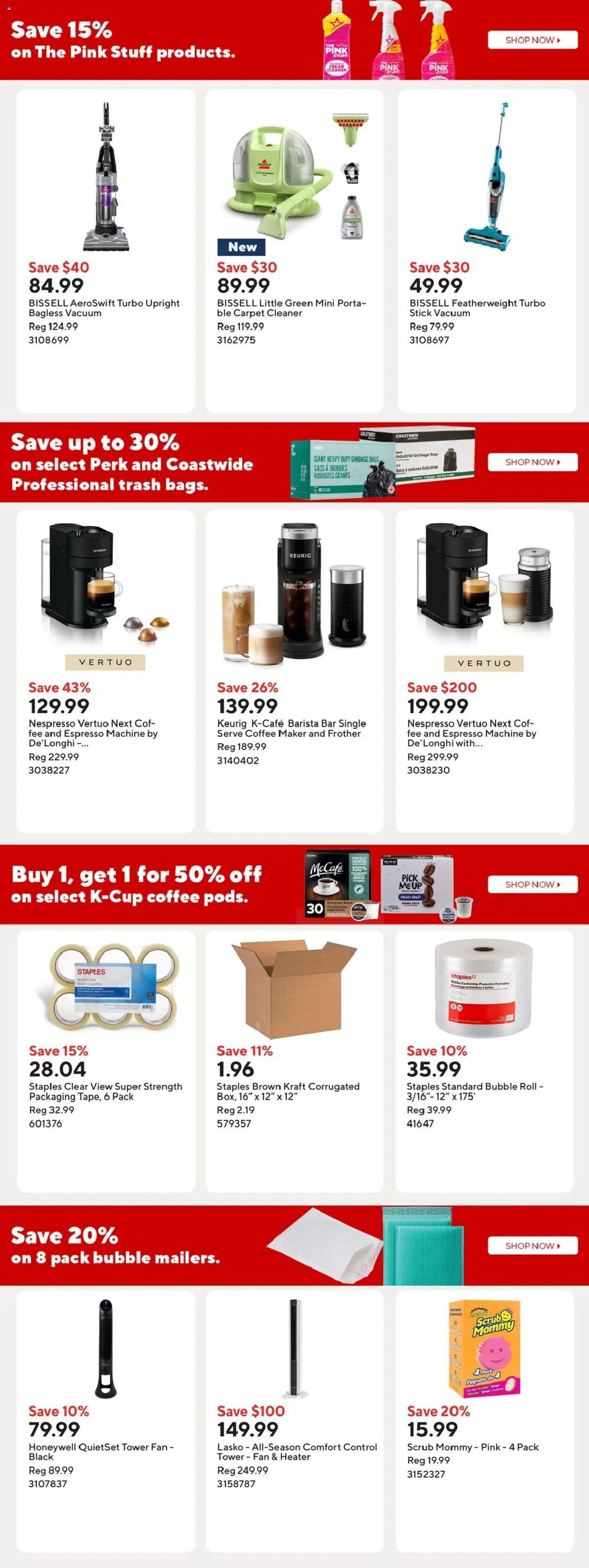 Staples weekly flyer / circulaire