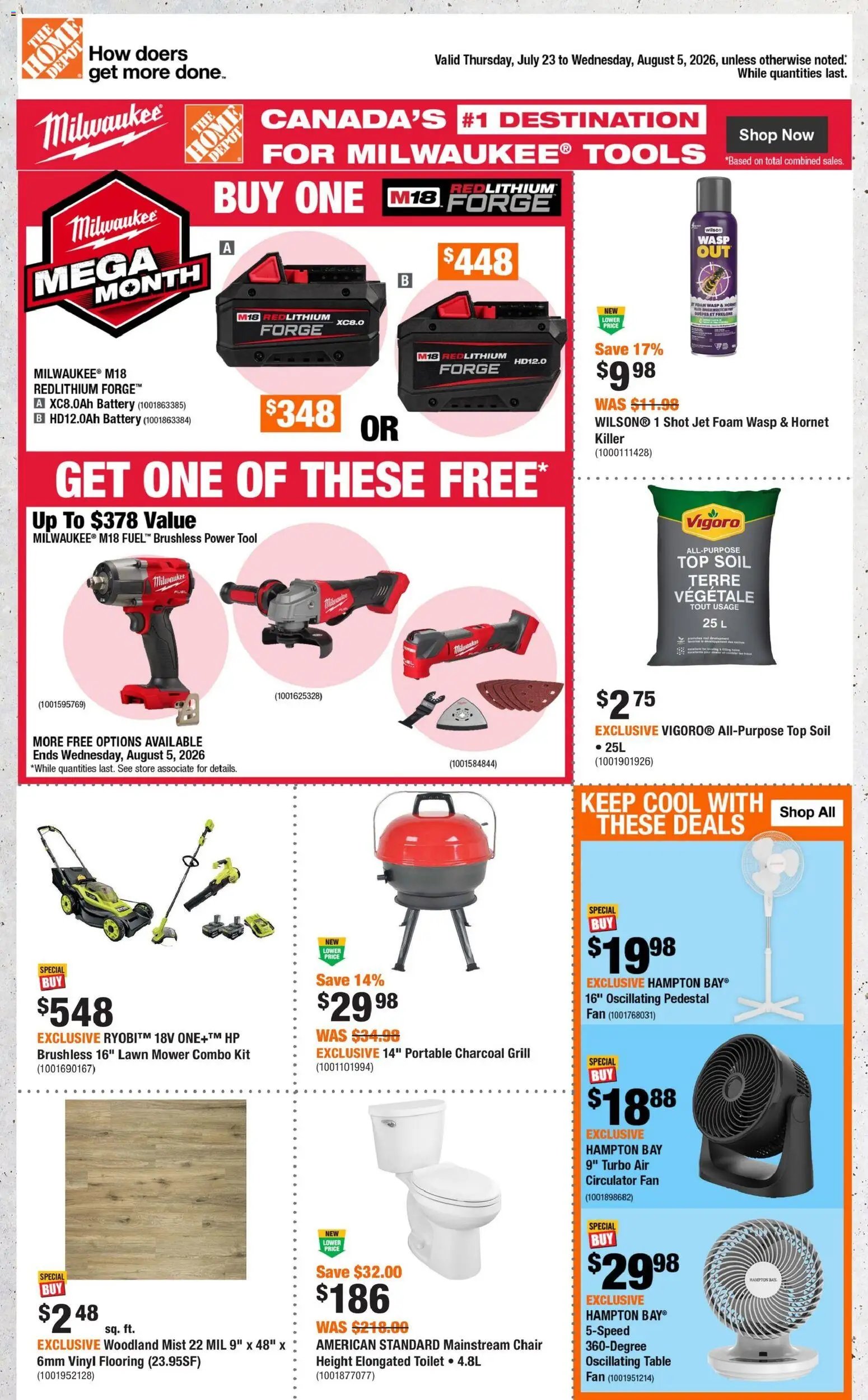 Home Depot weekly flyer / circulaire