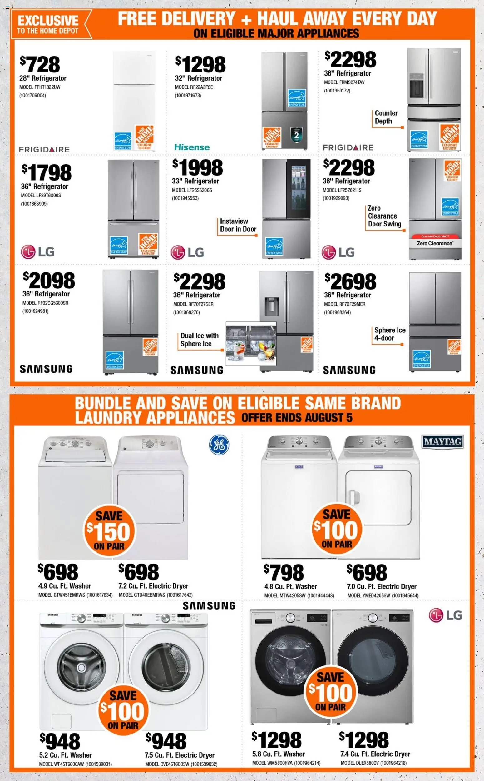 Home Depot weekly flyer / circulaire