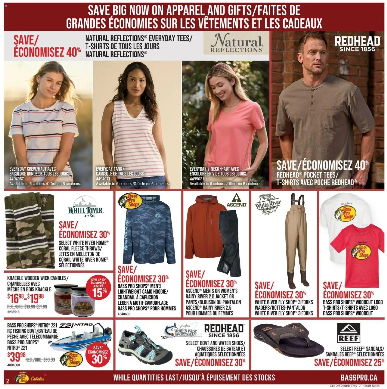 Cabelas weekly flyer / circulaire
