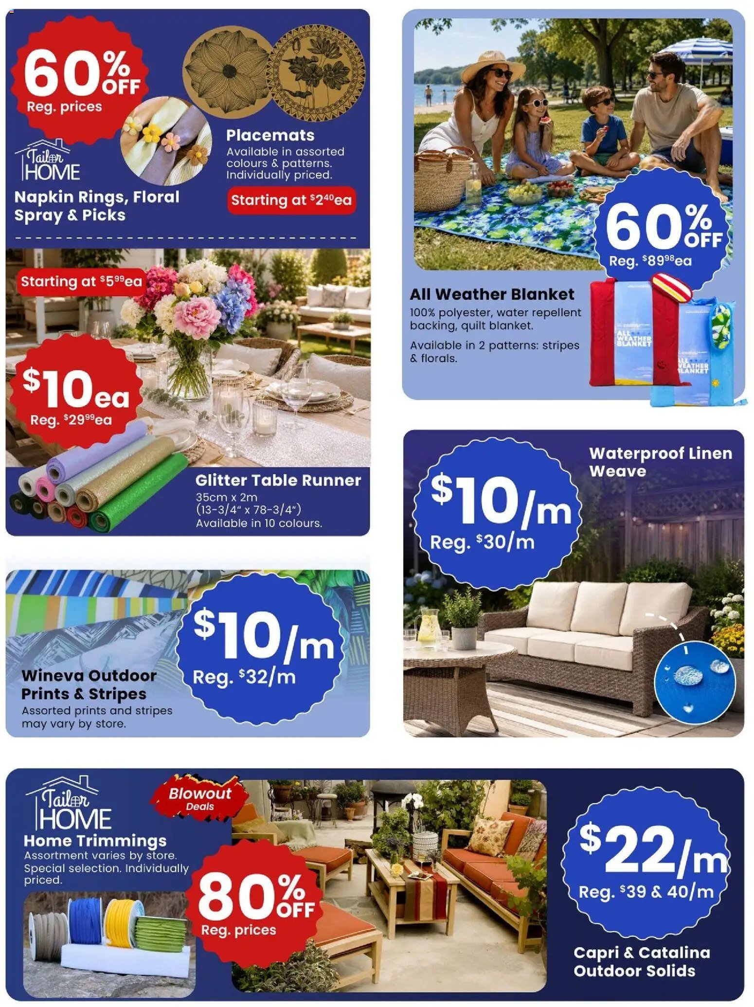Fabricland weekly flyer / circulaire