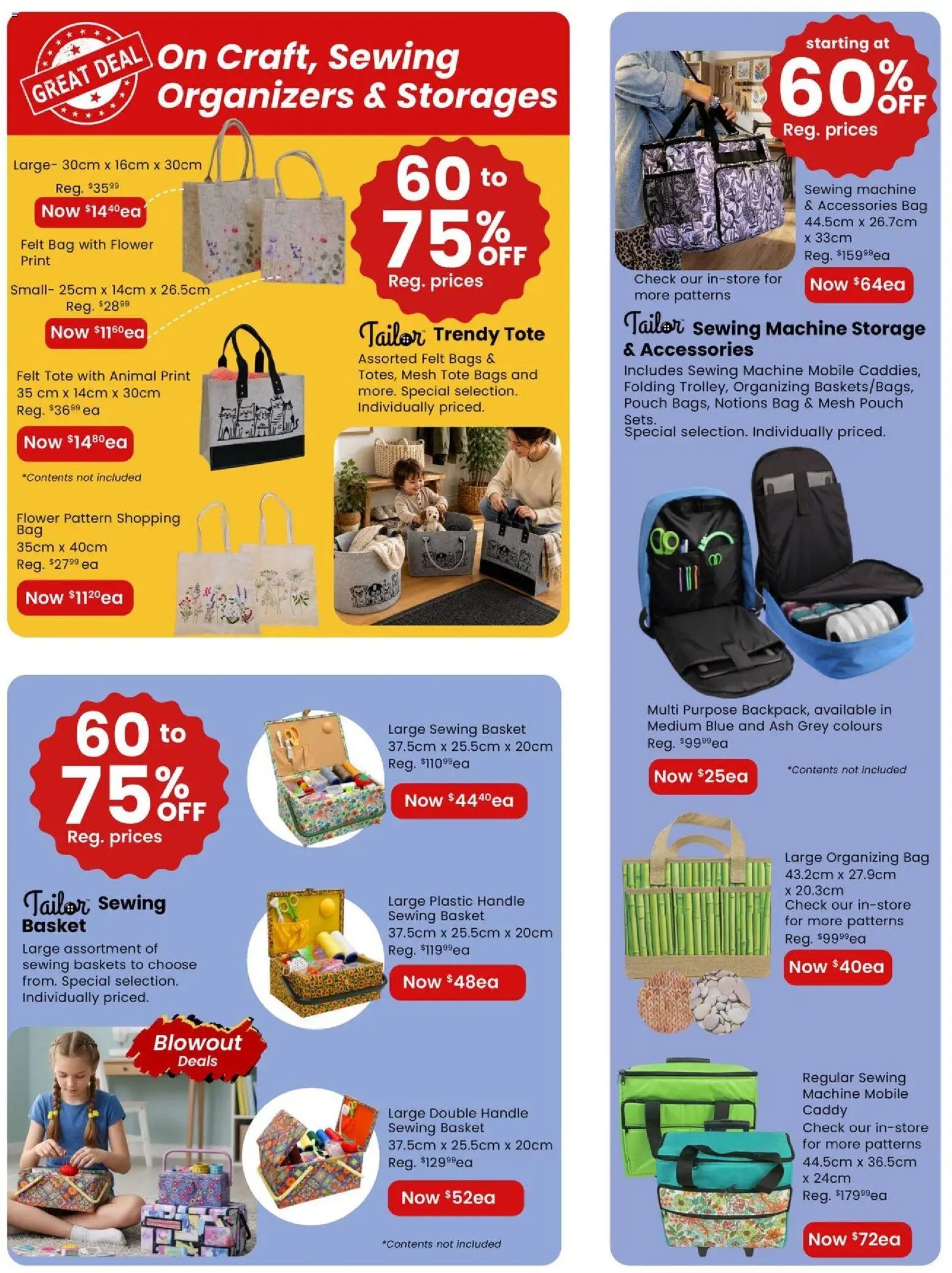 Fabricland weekly flyer / circulaire