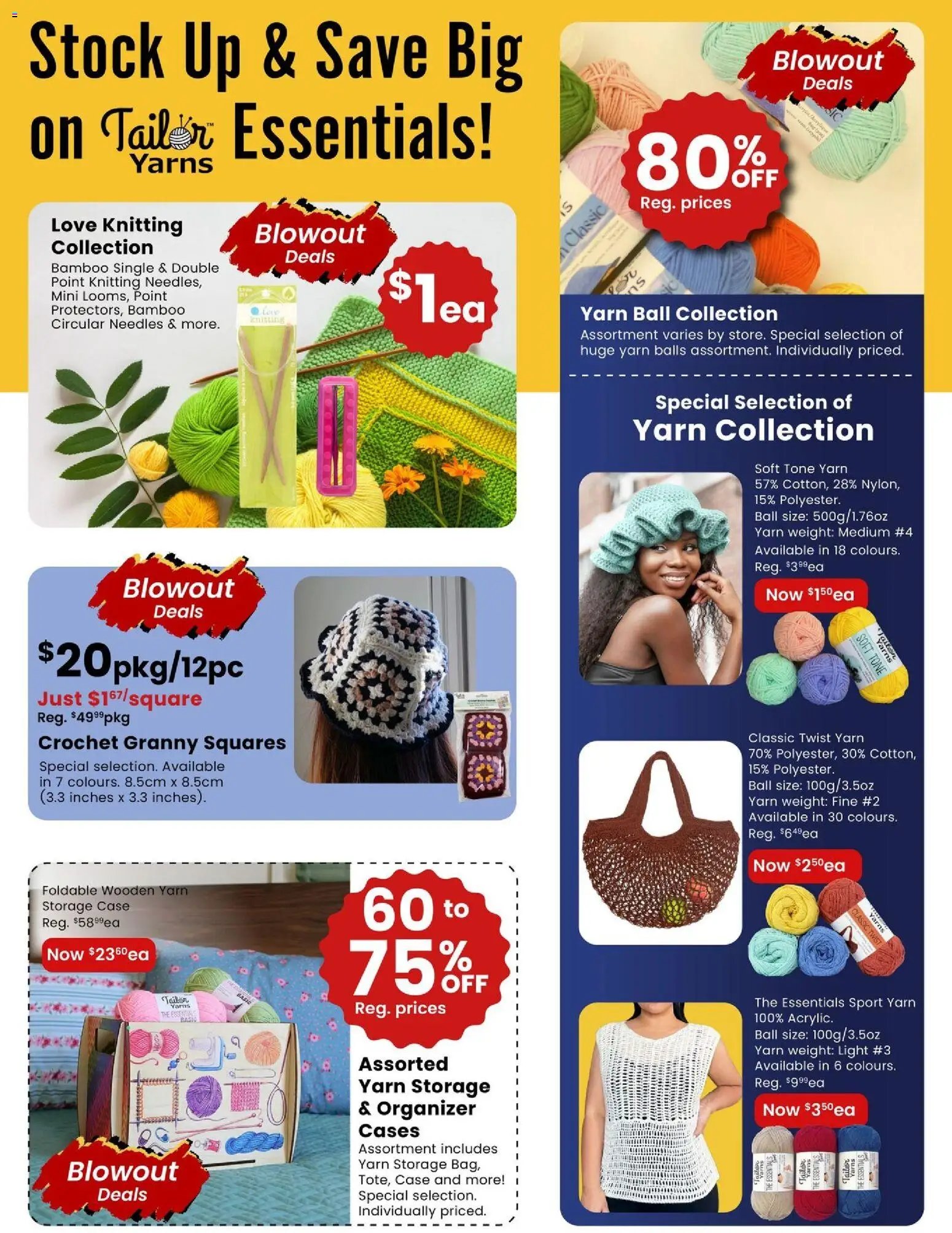 Fabricland weekly flyer / circulaire