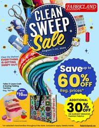 Fabricland weekly flyer / circulaire