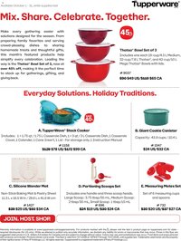 Tupperware weekly flyer