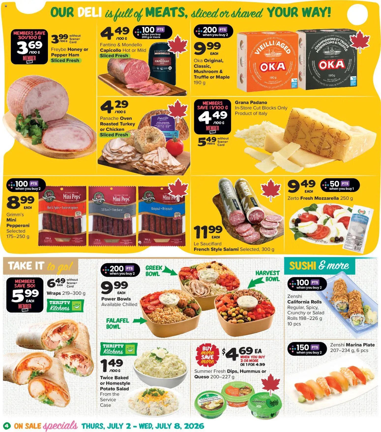 Thrifty Foods weekly flyer / circulaire