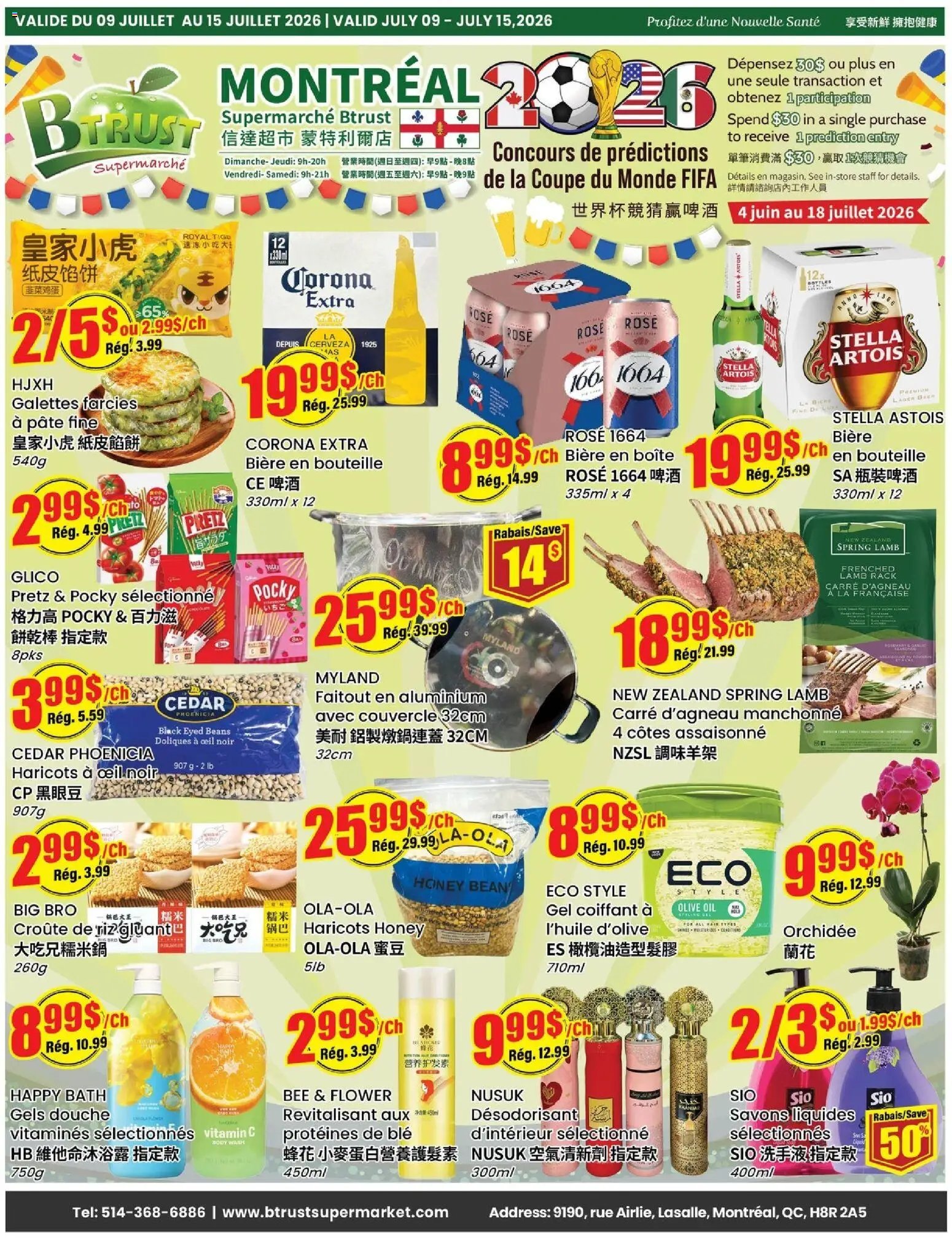 Btrust Supermarket weekly flyer / circulaire