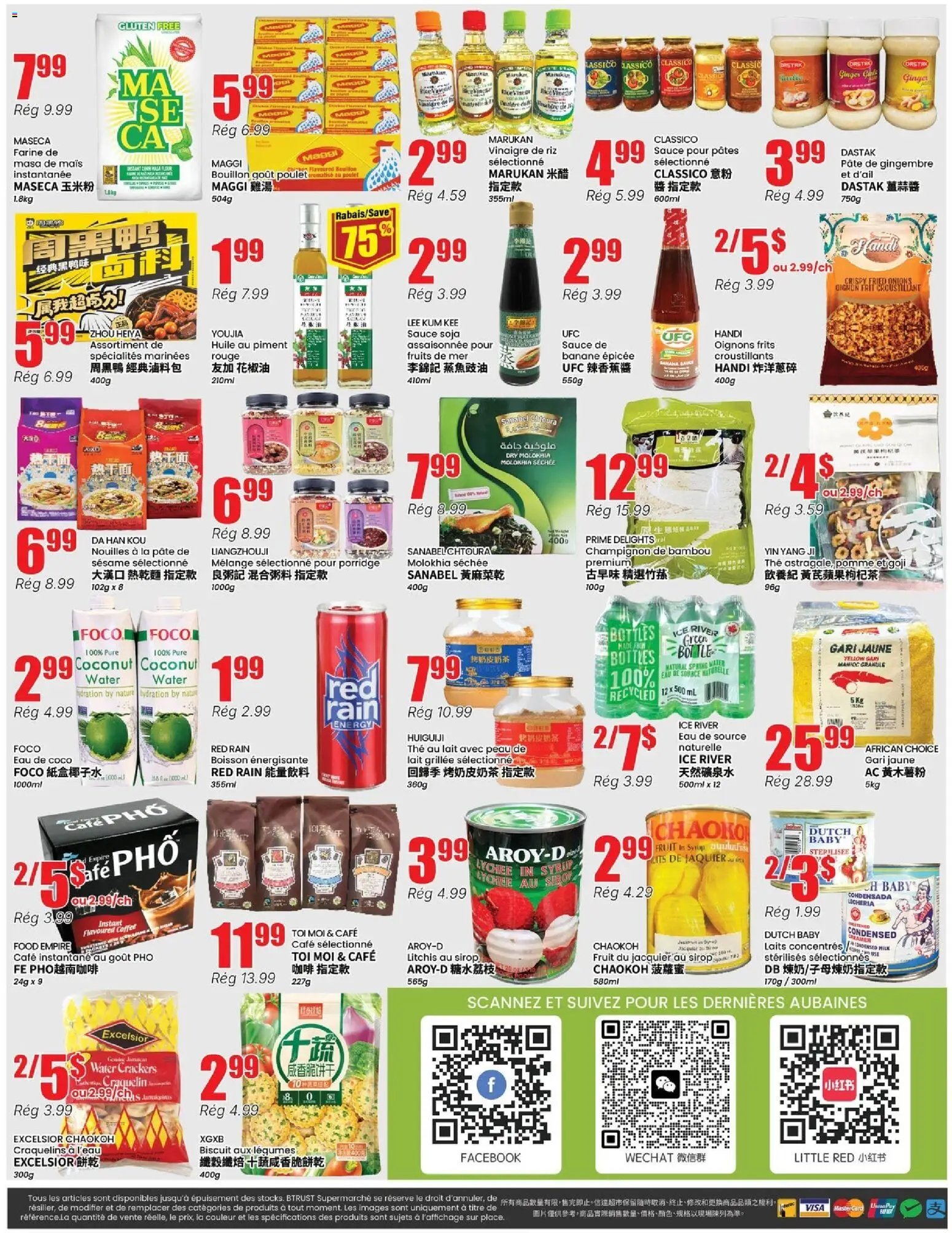 Btrust Supermarket weekly flyer / circulaire