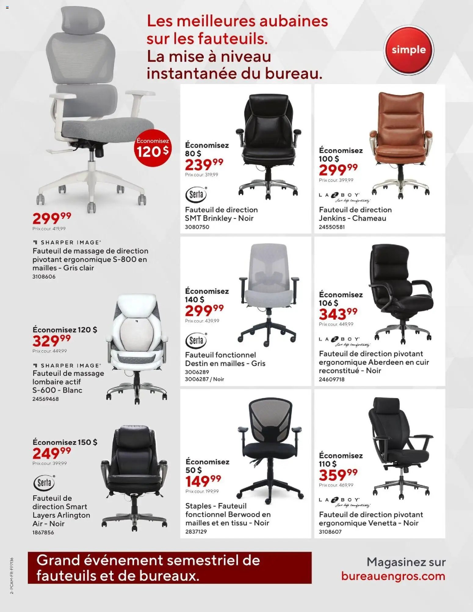 Staples circulaire - Entreprises