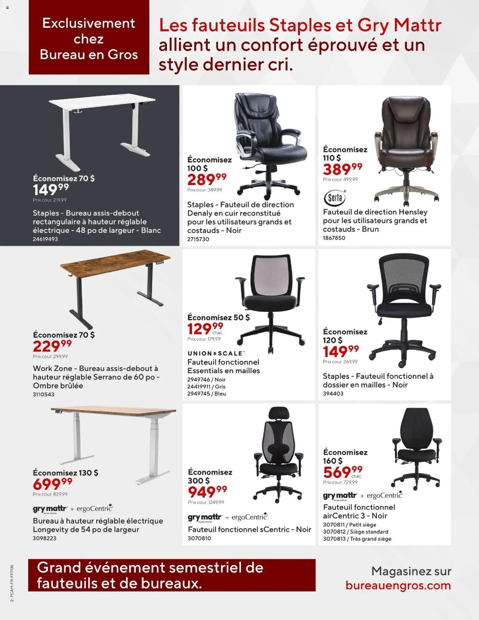 Staples circulaire - Entreprises
