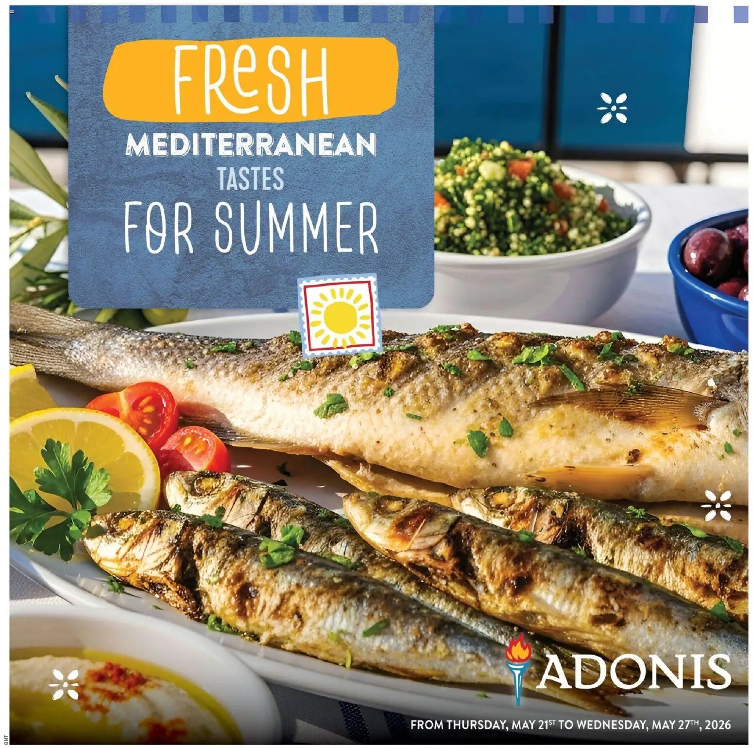 Adonis flyer - Fresh Mediterranean (2026-05-21 - 2026-05-27) | 1