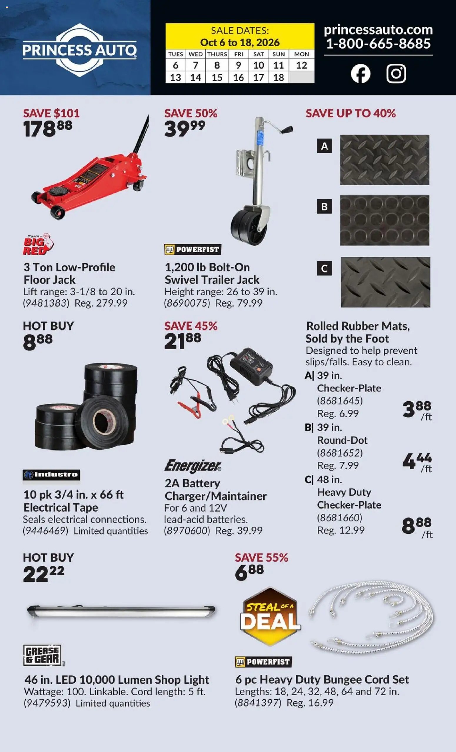 Princess Auto flyer - 2 Week Sale!