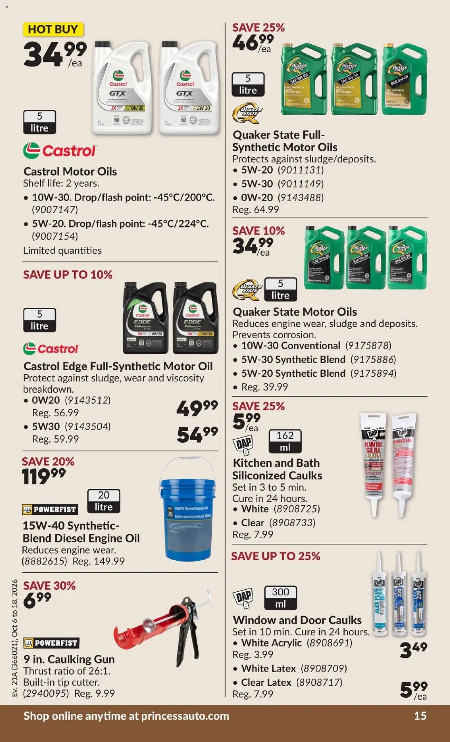 Princess Auto flyer - 2 Week Sale!