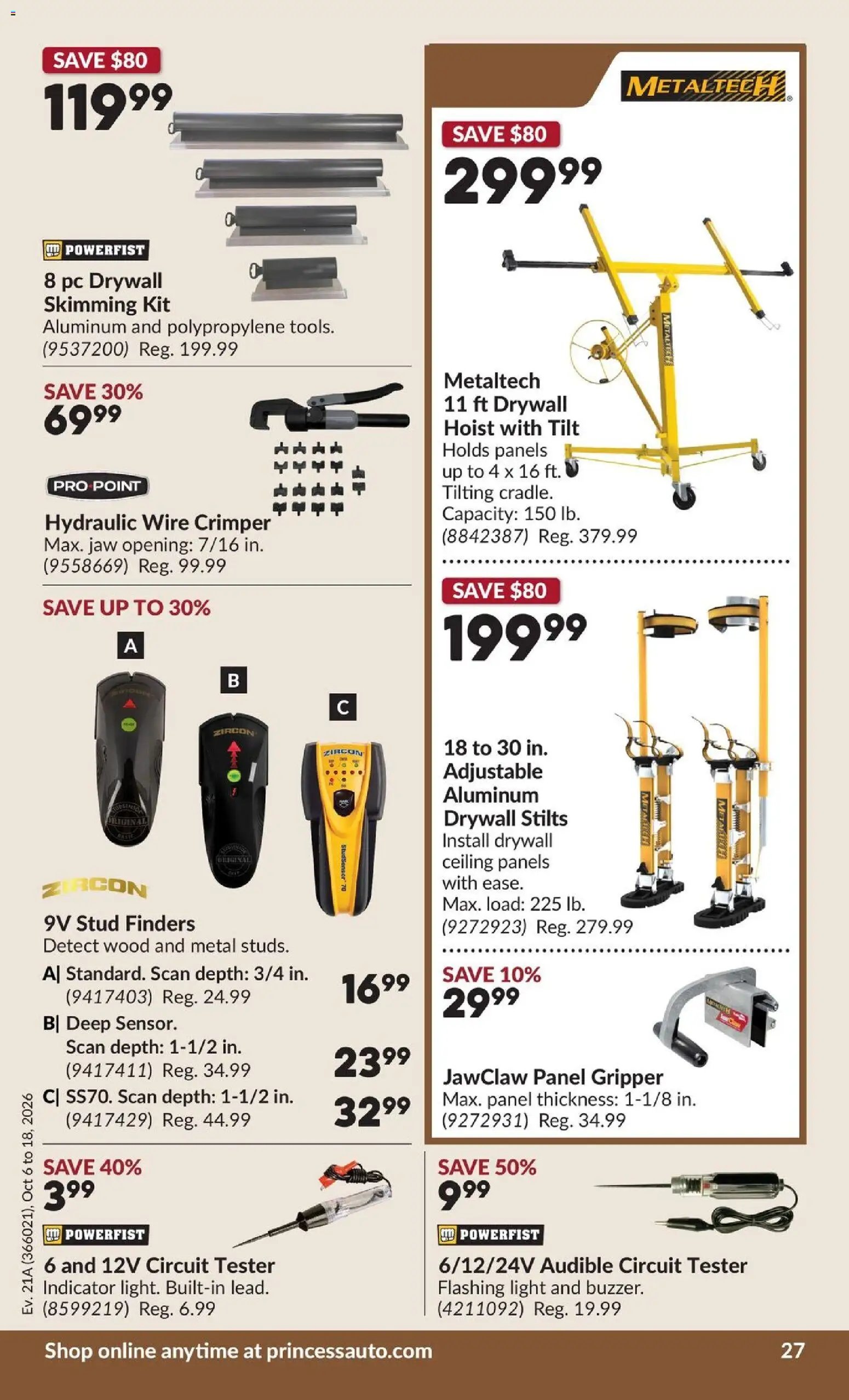 Princess Auto flyer - 2 Week Sale!