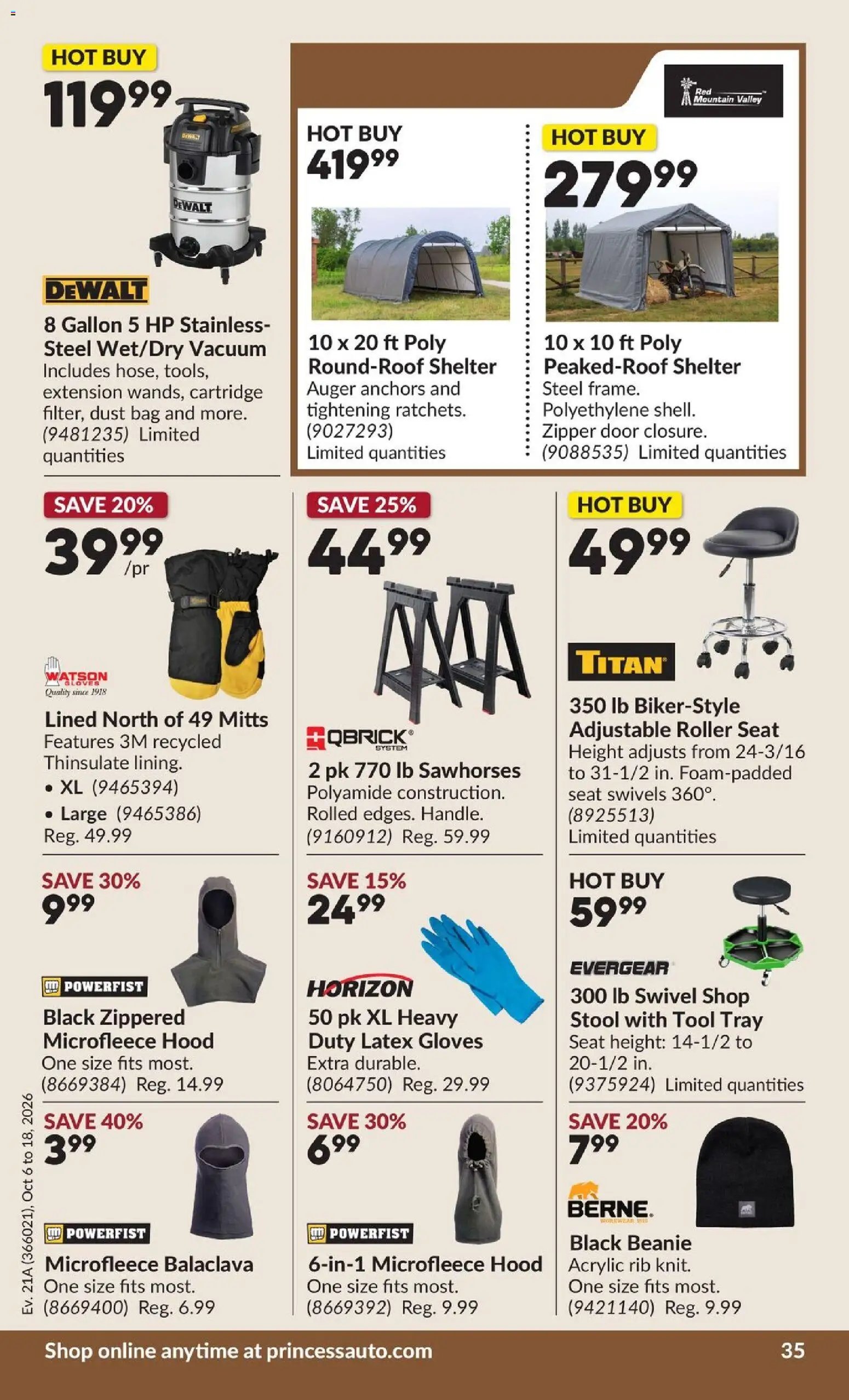 Princess Auto flyer - 2 Week Sale!