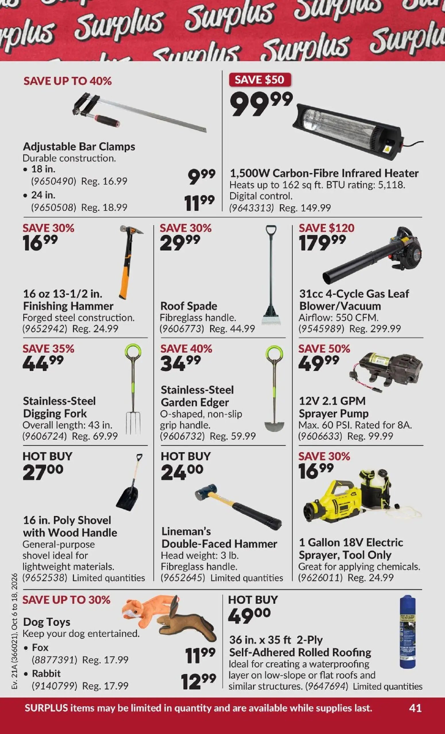 Princess Auto flyer - 2 Week Sale!