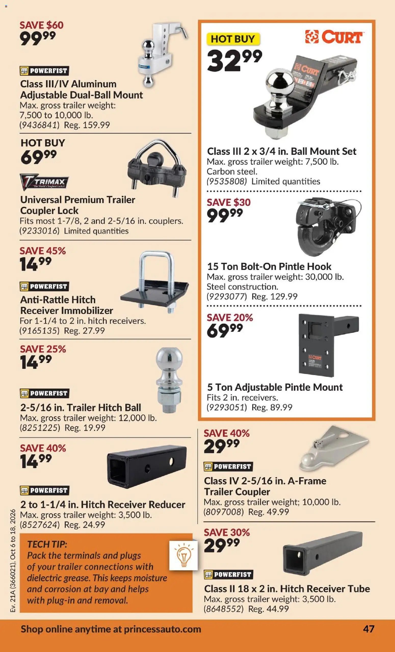 Princess Auto flyer - 2 Week Sale!