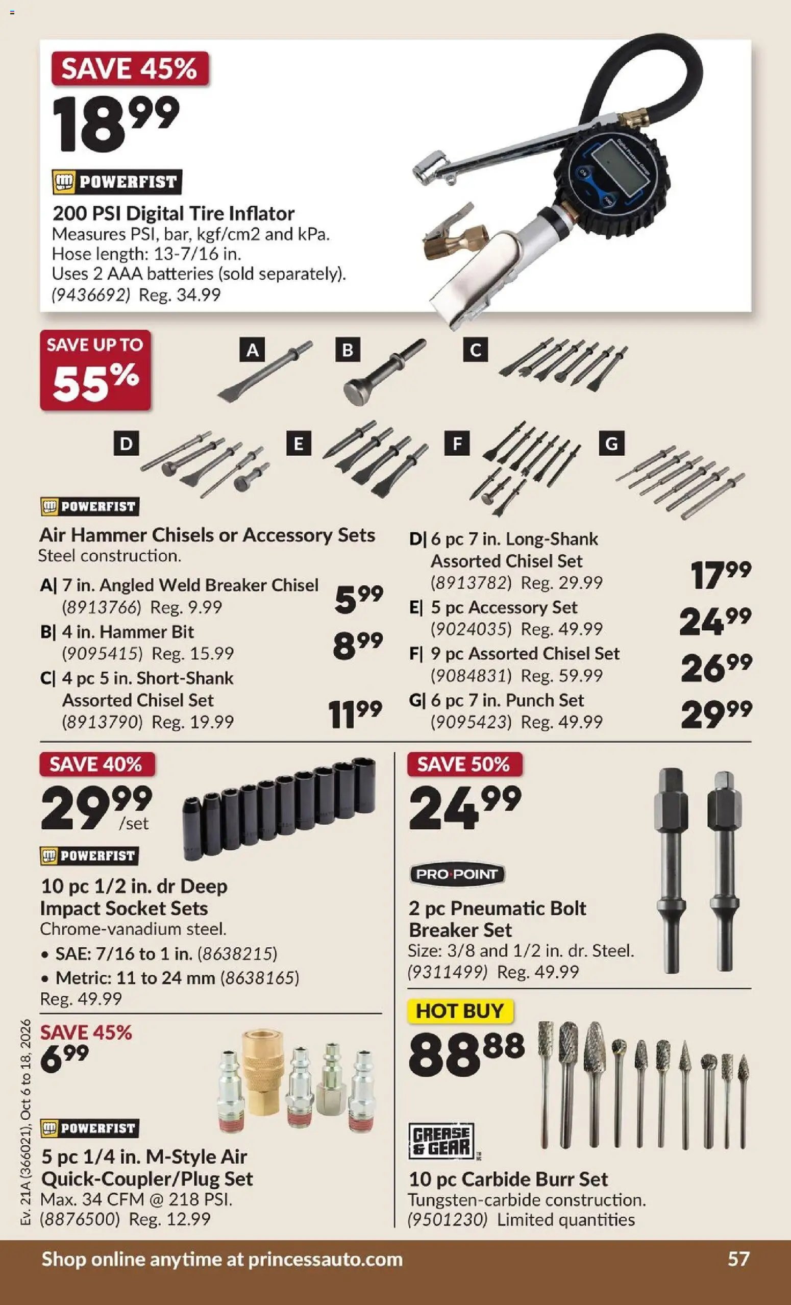 Princess Auto flyer - 2 Week Sale!
