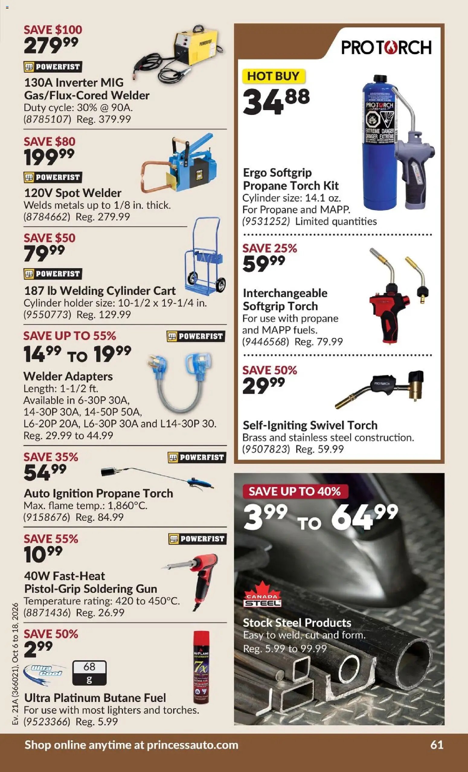 Princess Auto flyer - 2 Week Sale!