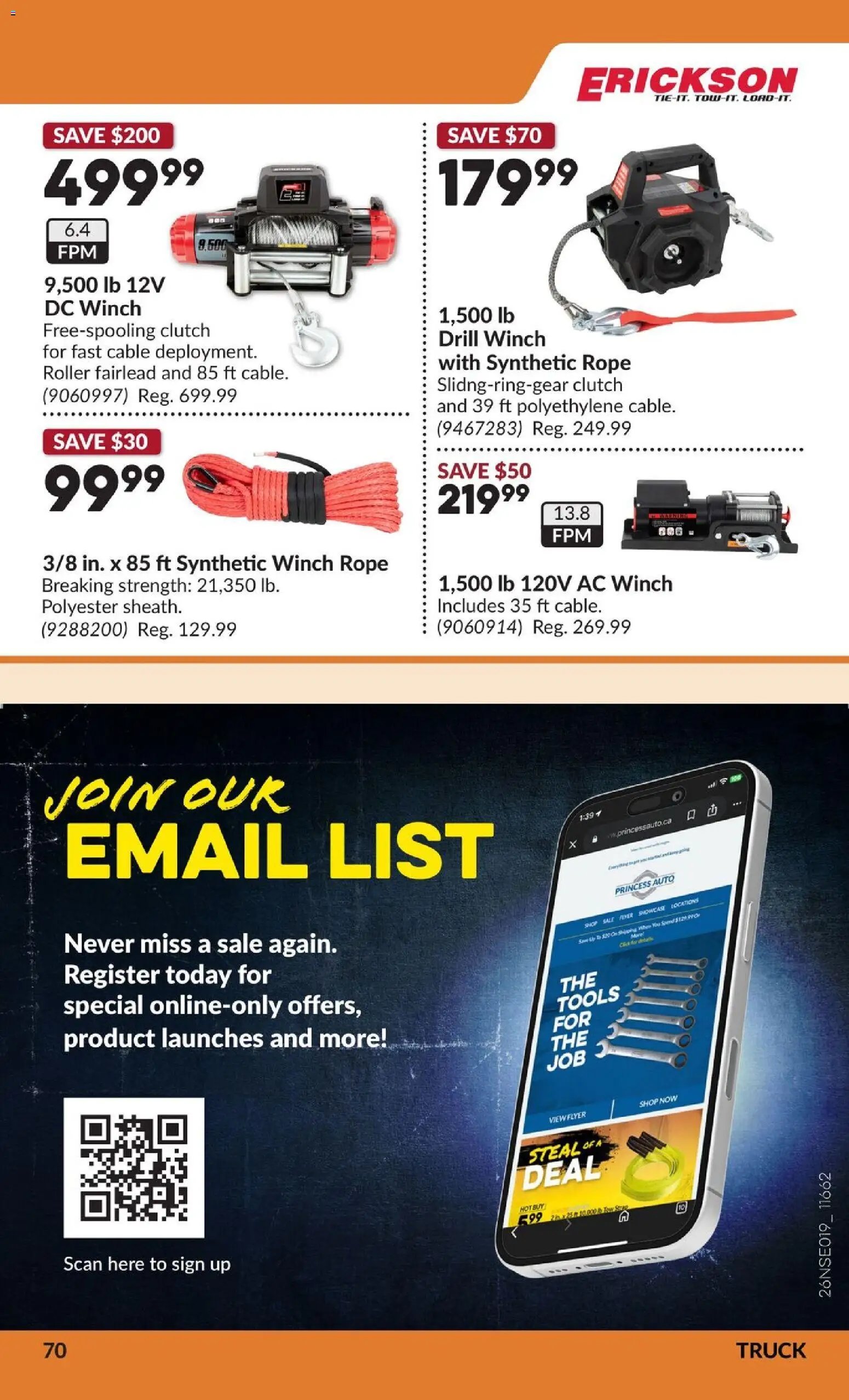 Princess Auto flyer - 2 Week Sale!