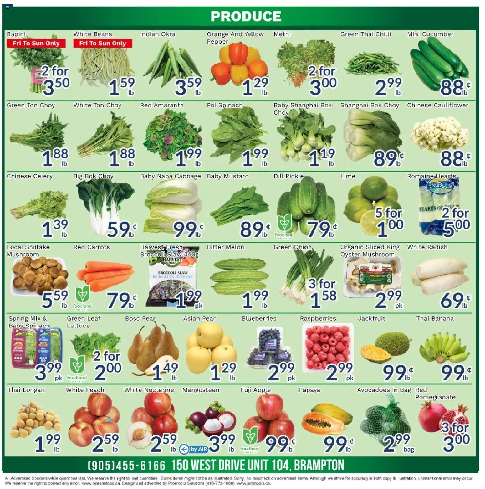 Oceans weekly flyer - Brampton