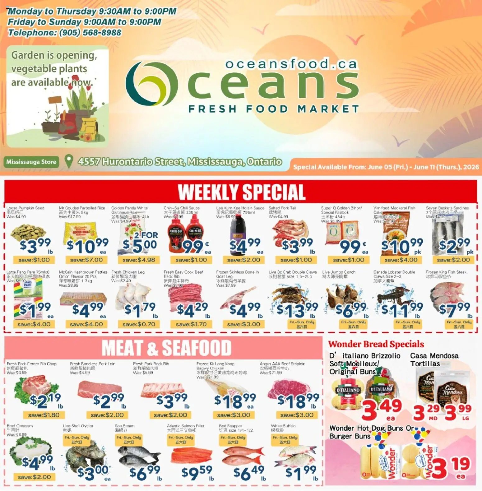 Oceans weekly flyer - Mississauga