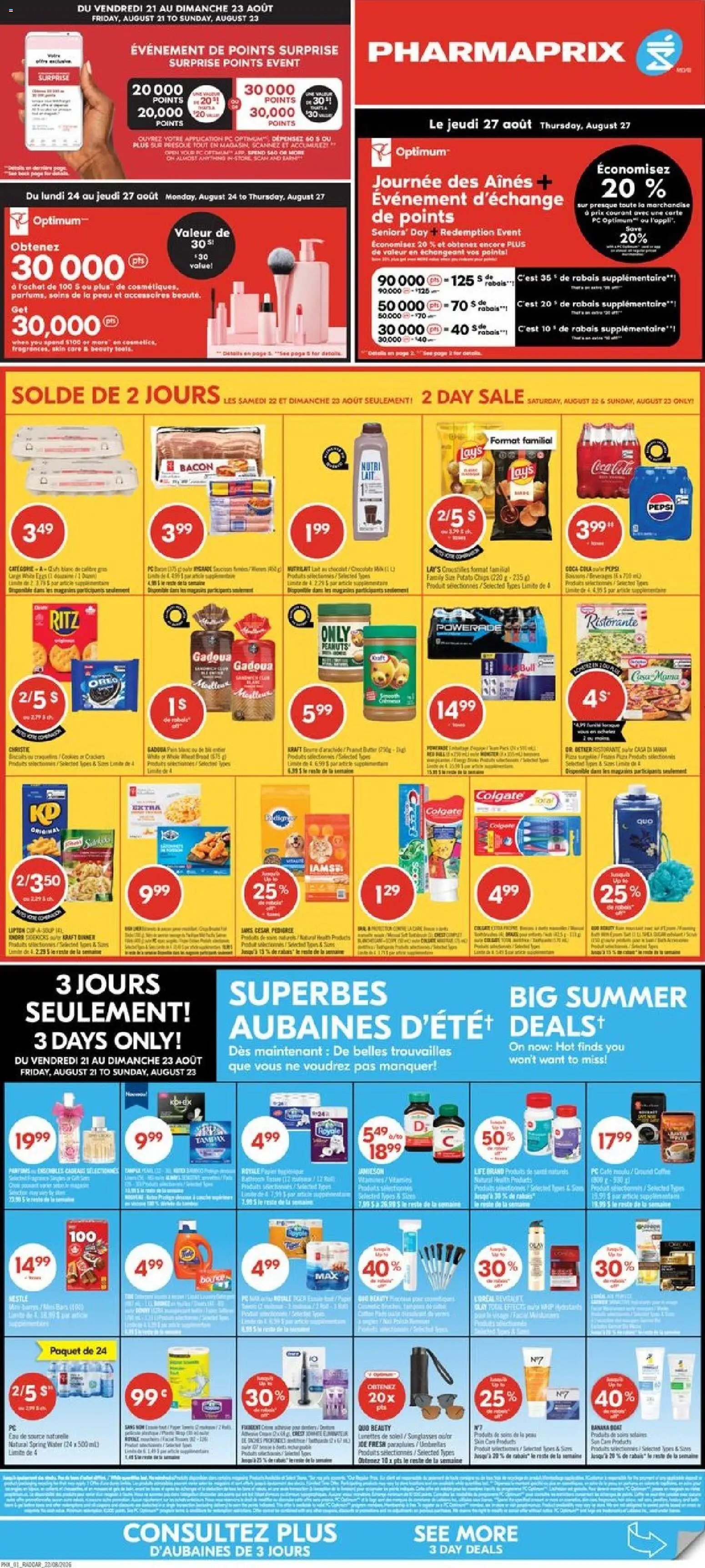 Pharmaprix weekly flyer / circulaire