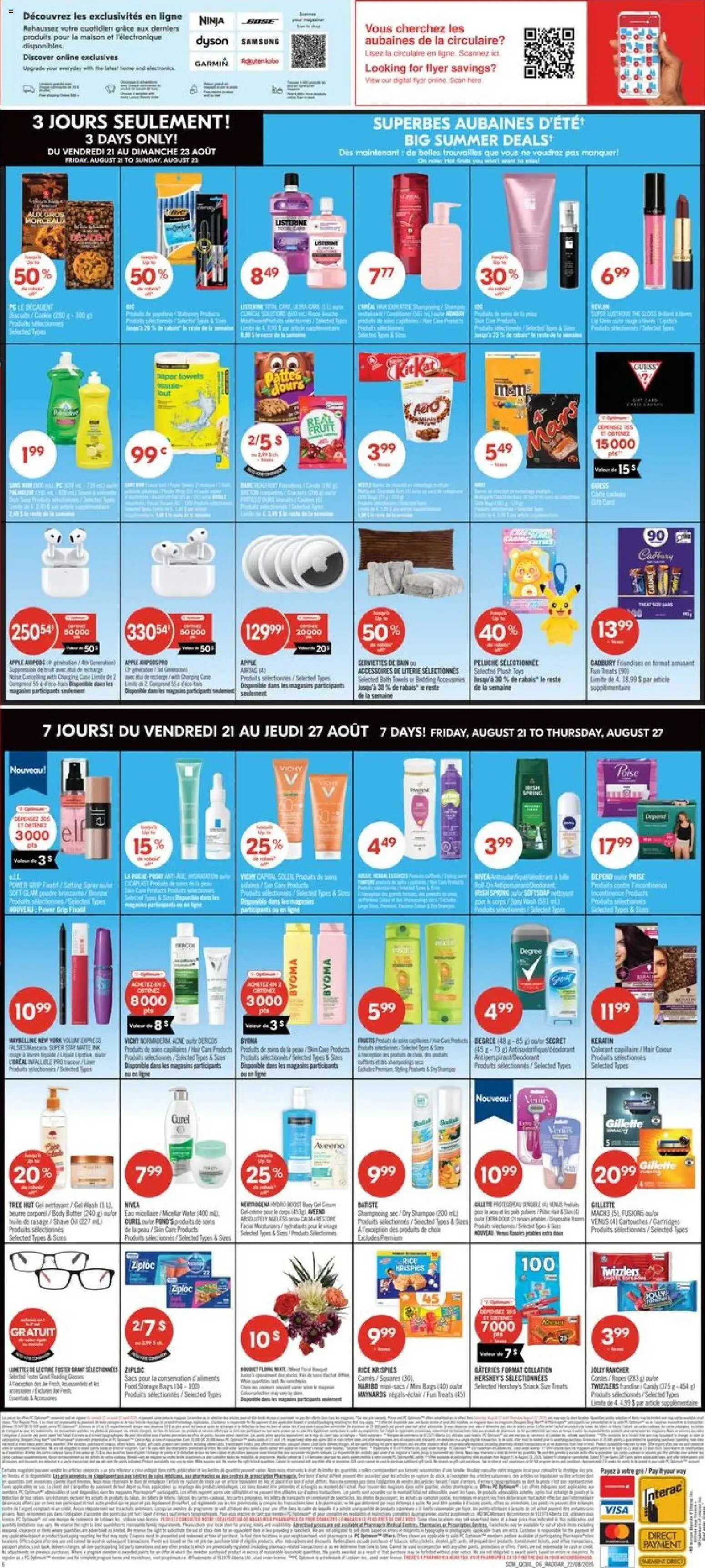Pharmaprix weekly flyer / circulaire