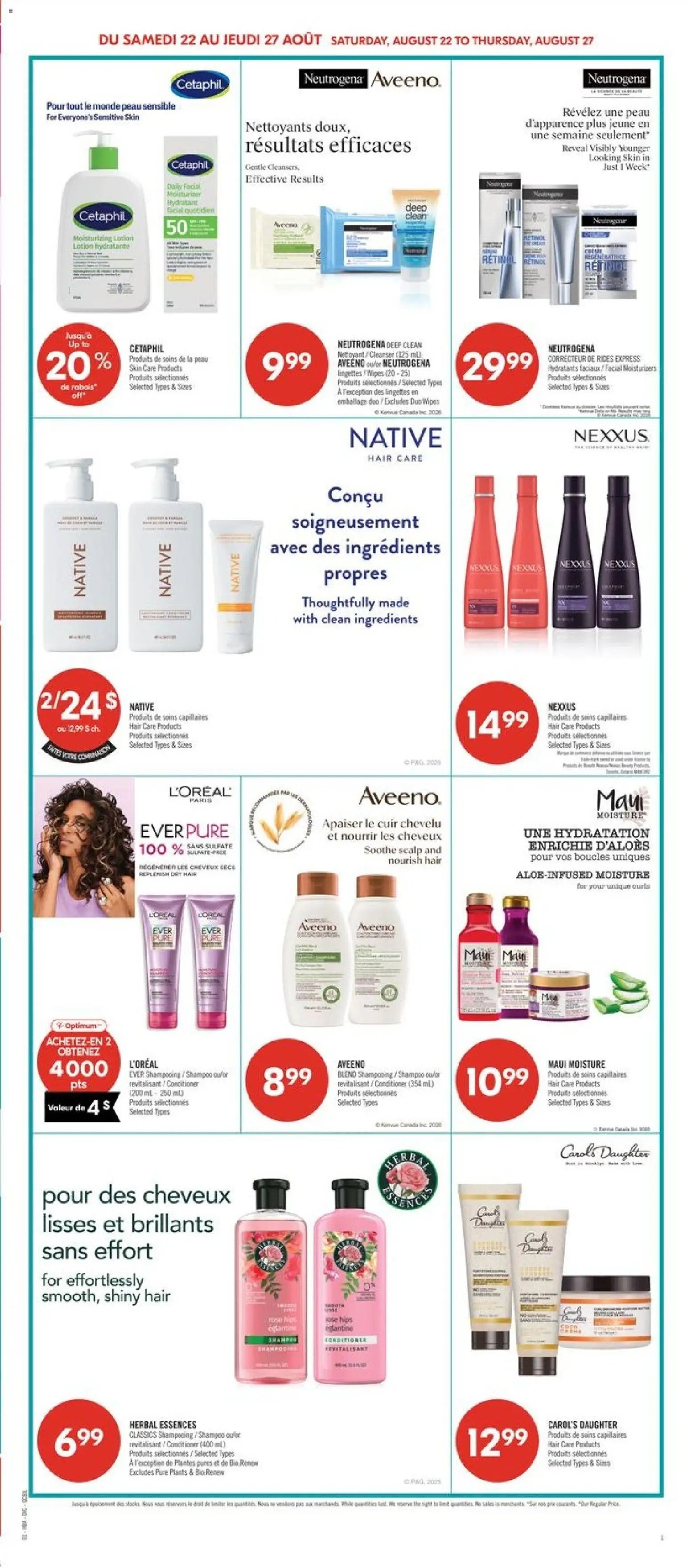 Pharmaprix weekly flyer / circulaire